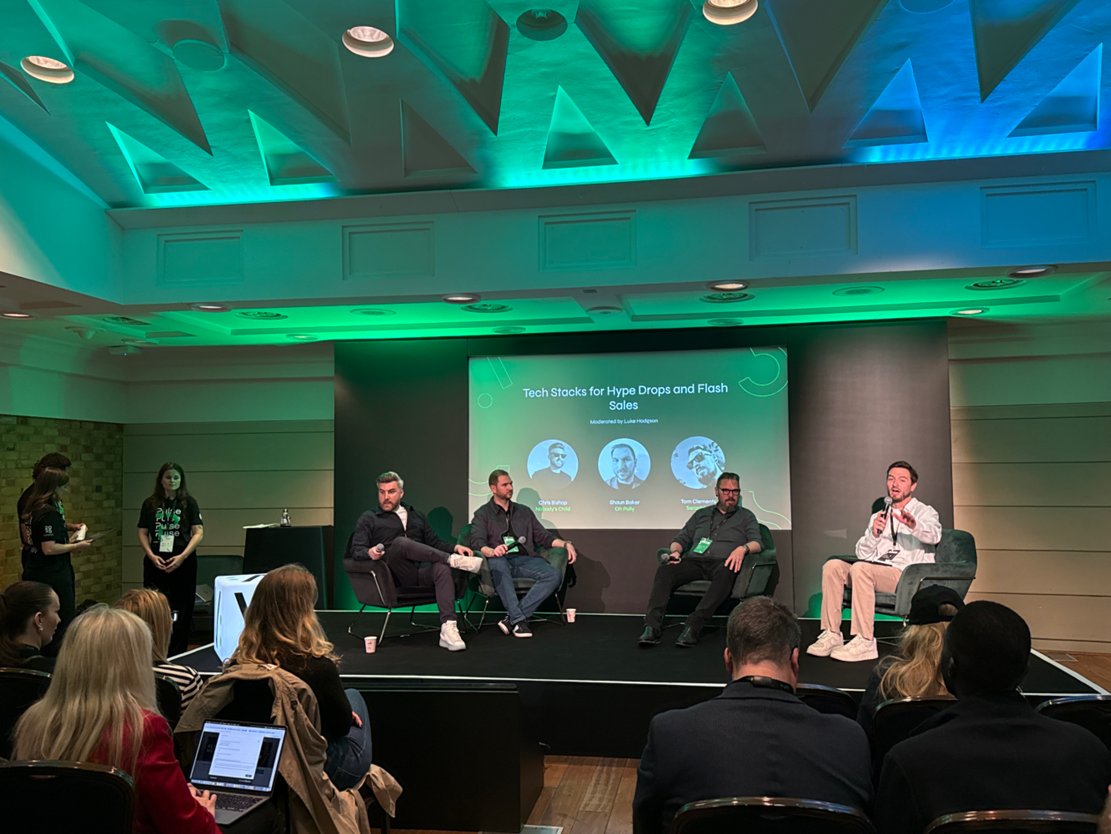 Shaun Baker, Chris Bishop, Tom Clements discuss Tech Stacks for Hype Drops and Flash Sales with Luke Hodgson from Commerce Thinking