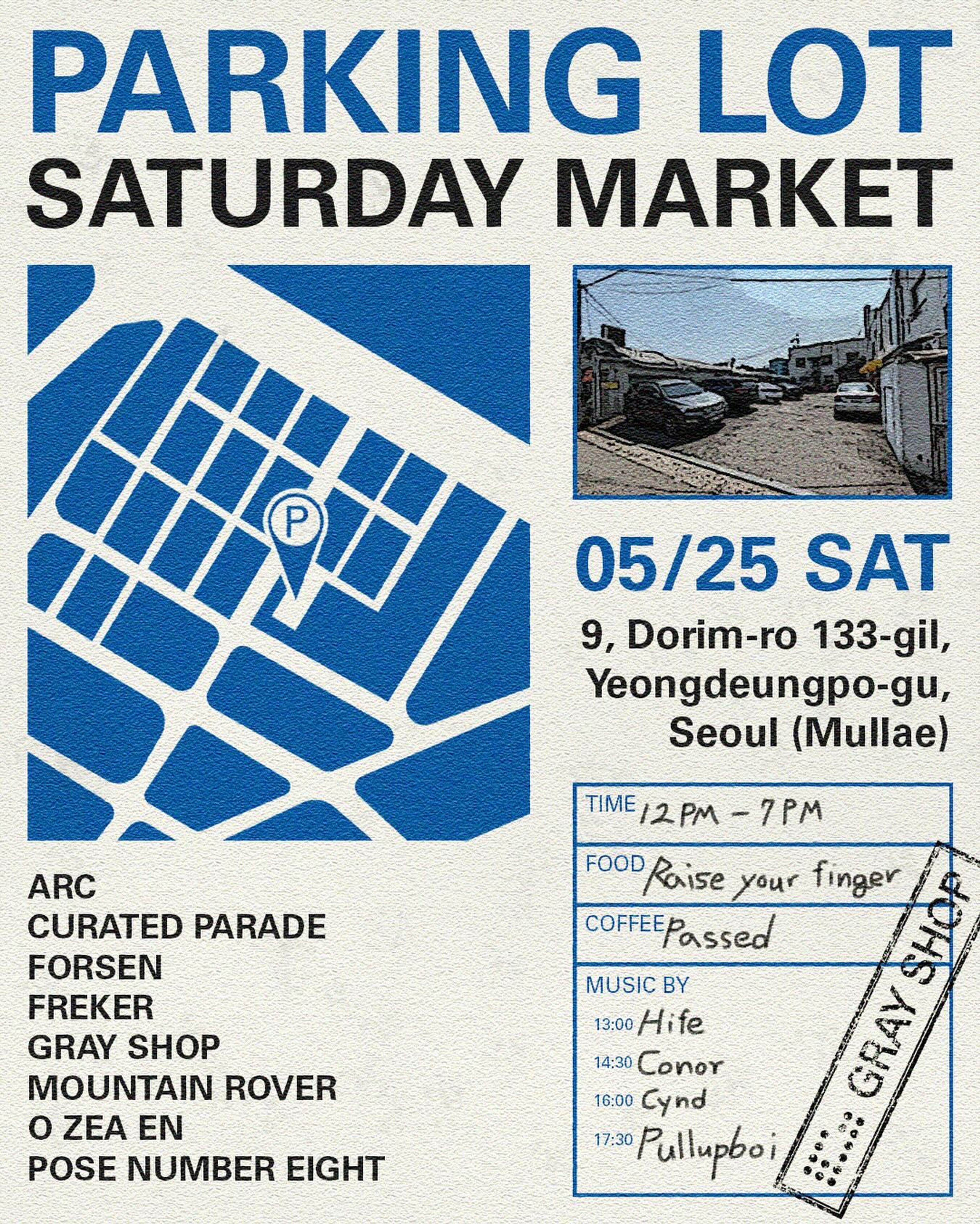 gray-shop-parking-lot-saturday-market
