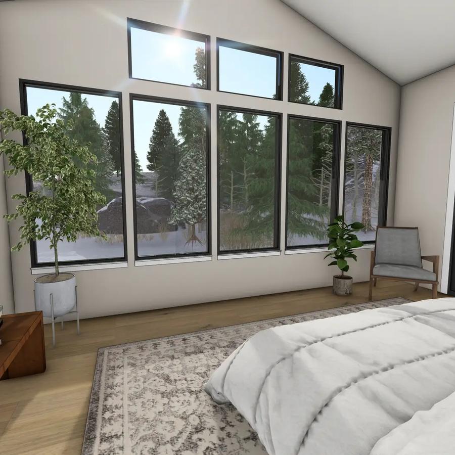 Master bedroom rendering