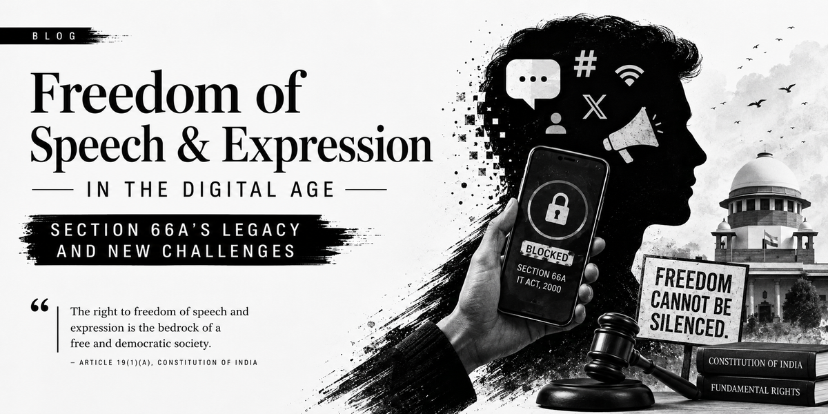 Freedom of speech and expression in the digital age: Section 66A's legacy and new challenges