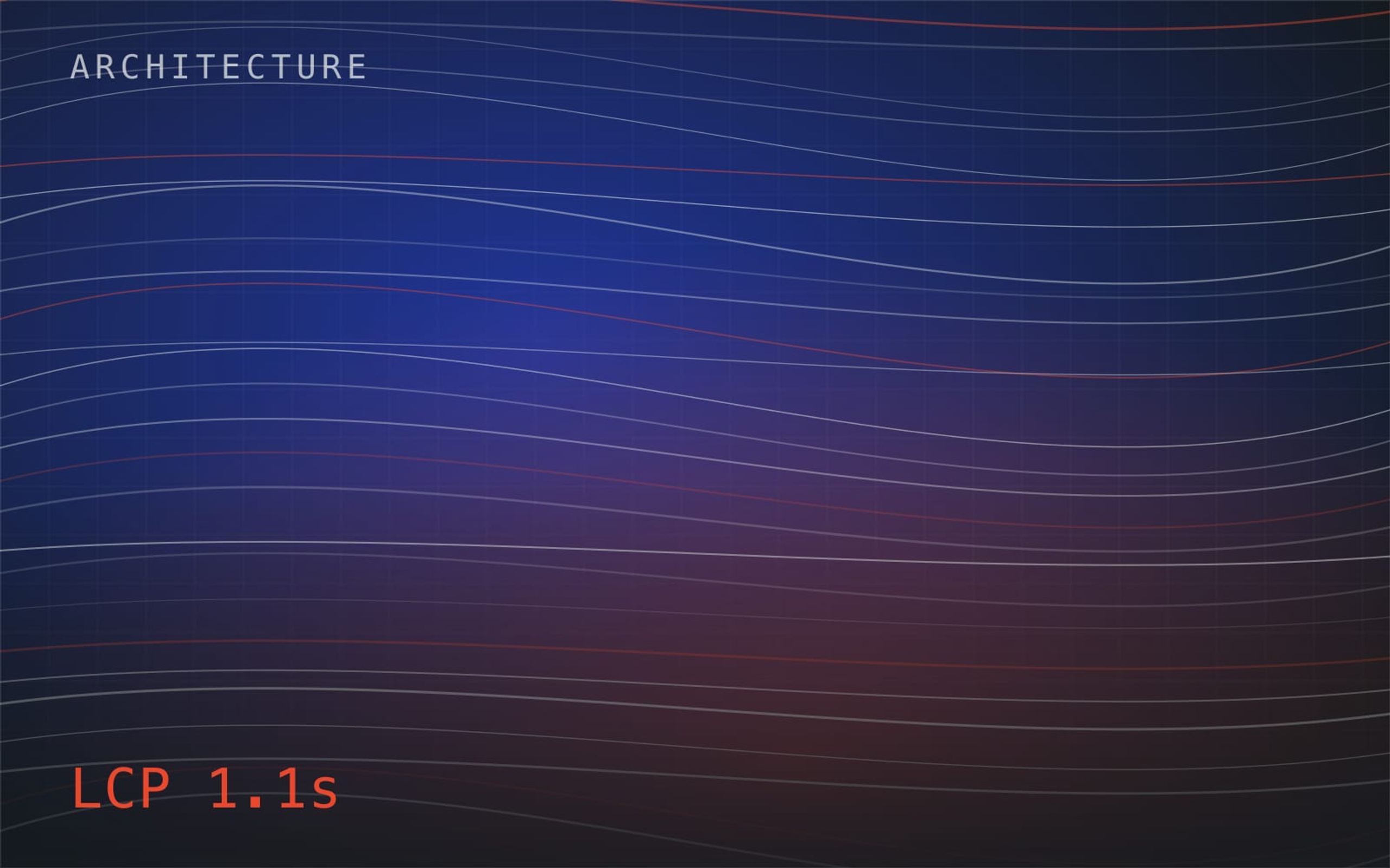 Flowing contour lines in blue and warm tones evoking architectural site plans
