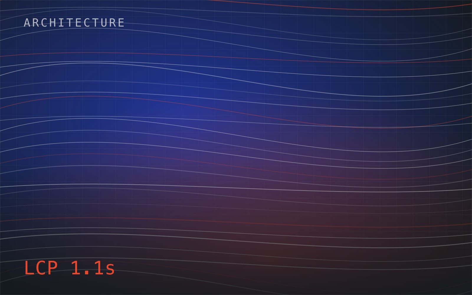 Flowing contour lines in blue and warm tones evoking architectural site plans