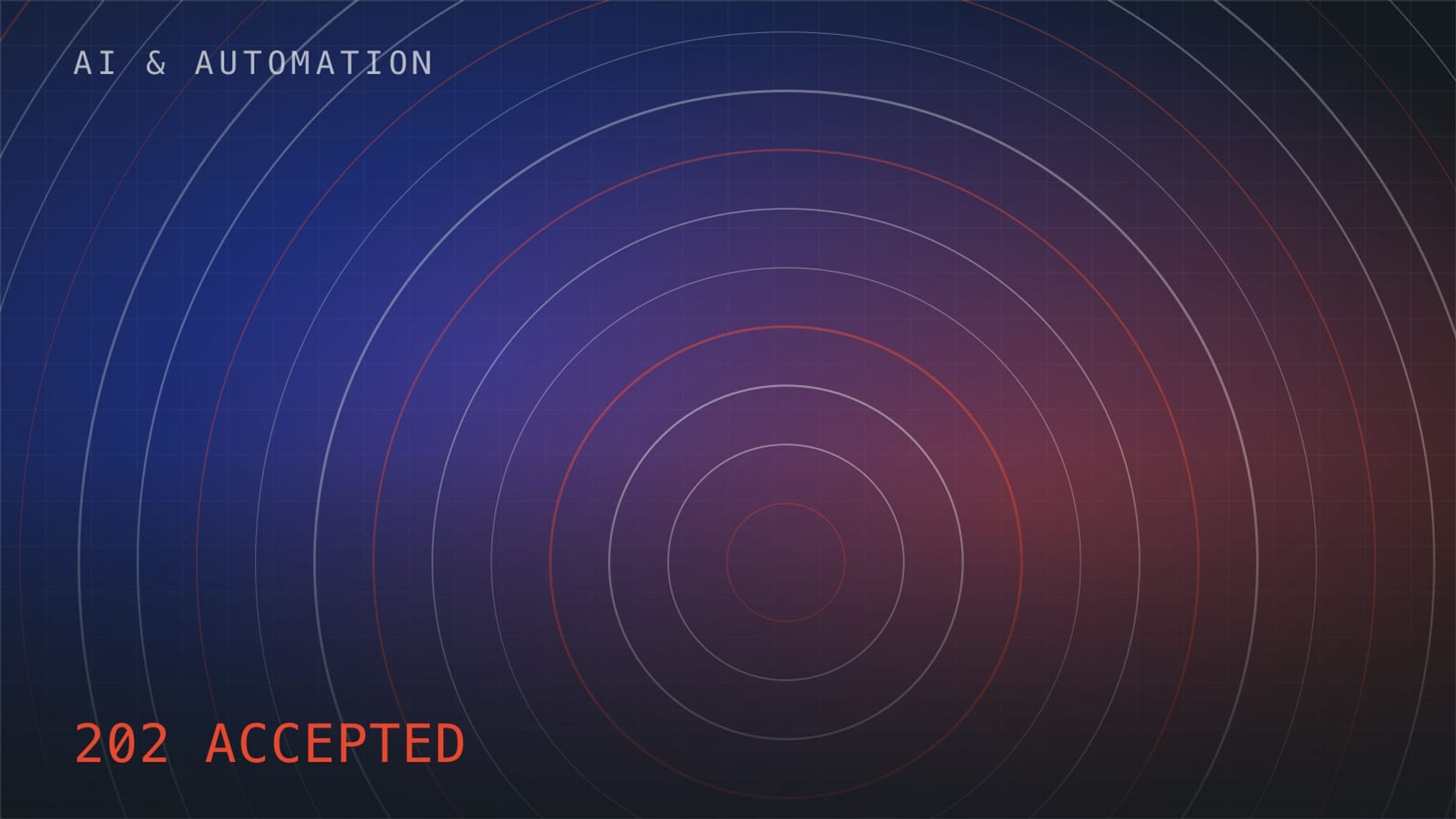 Concentric arcs over a dark grid, labelled 202 ACCEPTED