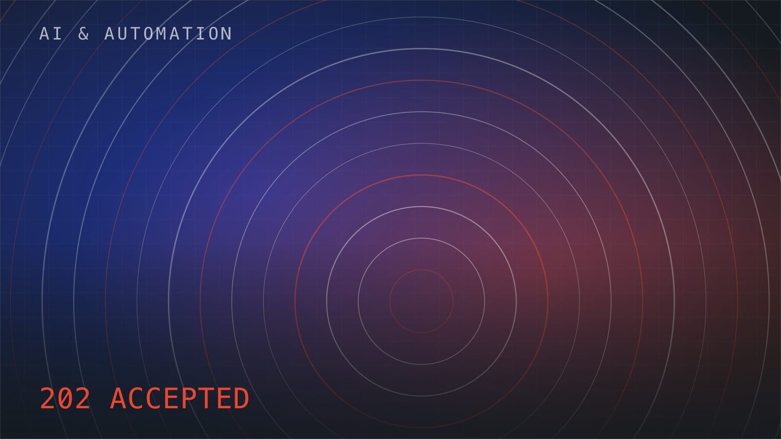 Concentric arcs over a dark grid, labelled 202 ACCEPTED