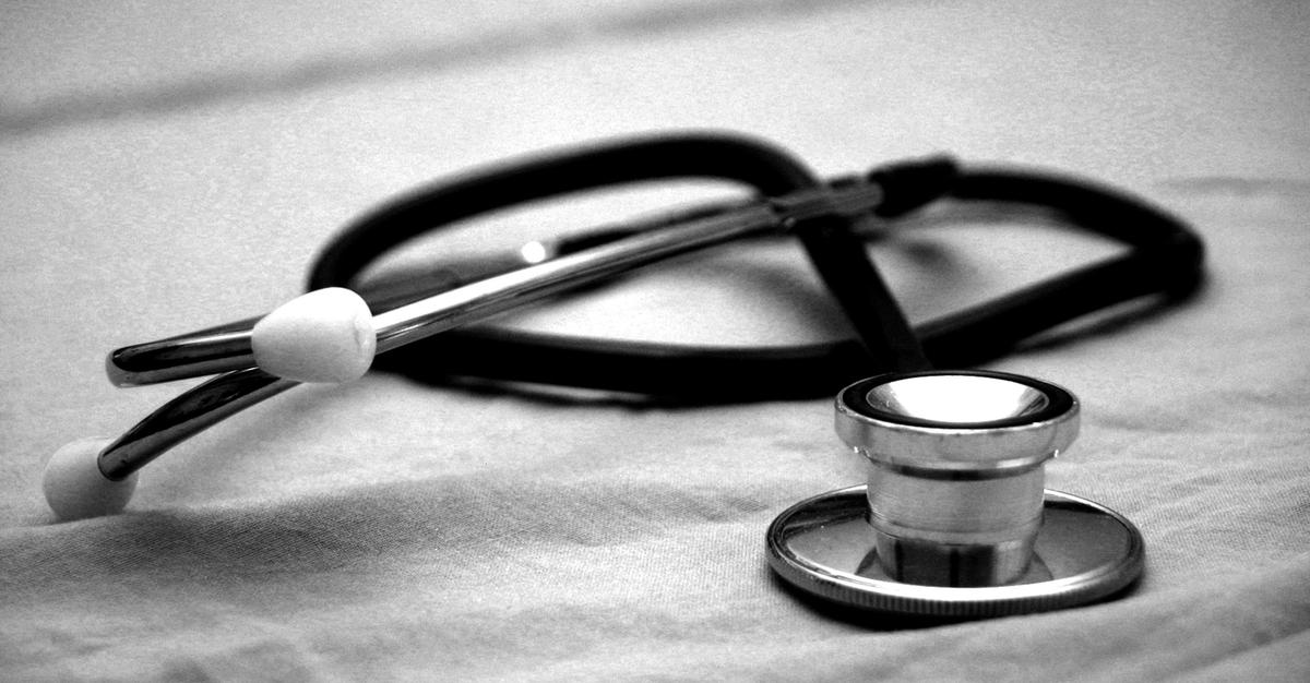 Black and white stethoscope by hush naidoo.