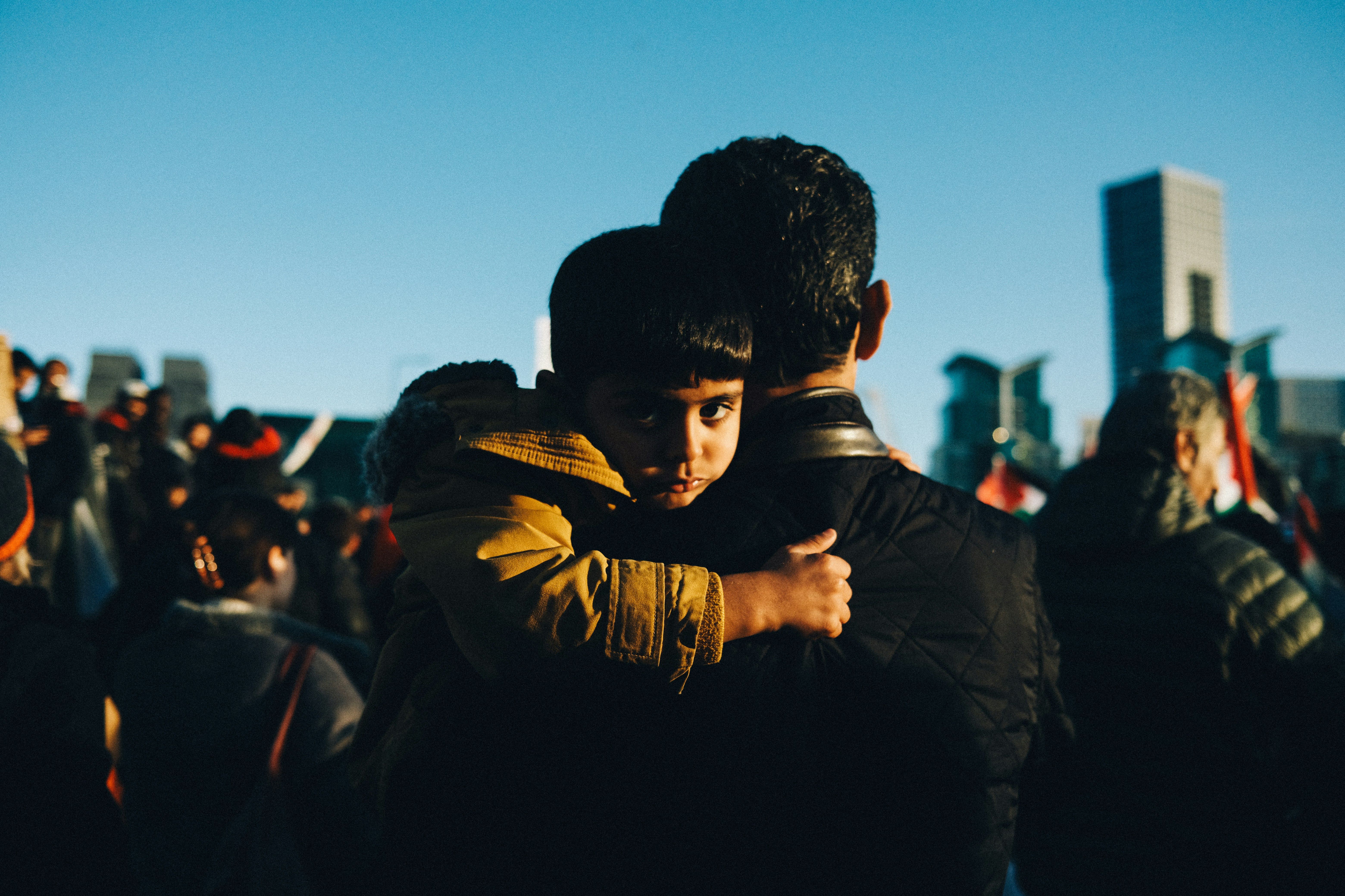 Immigration rally by Joseph Lockley.