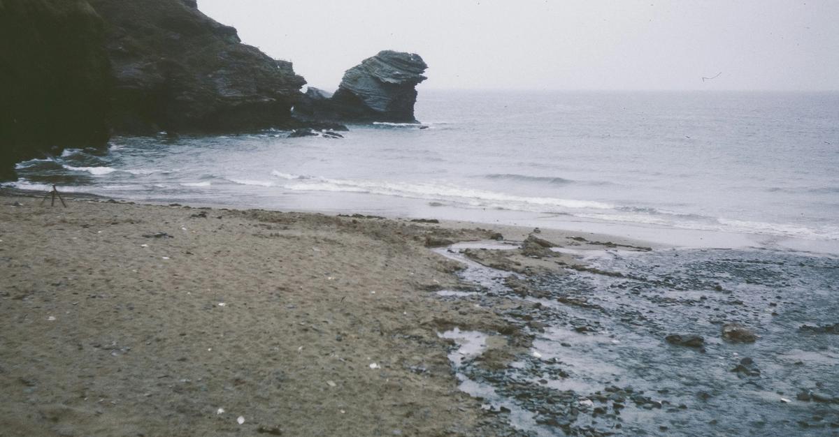 Ripple waves on a beach.