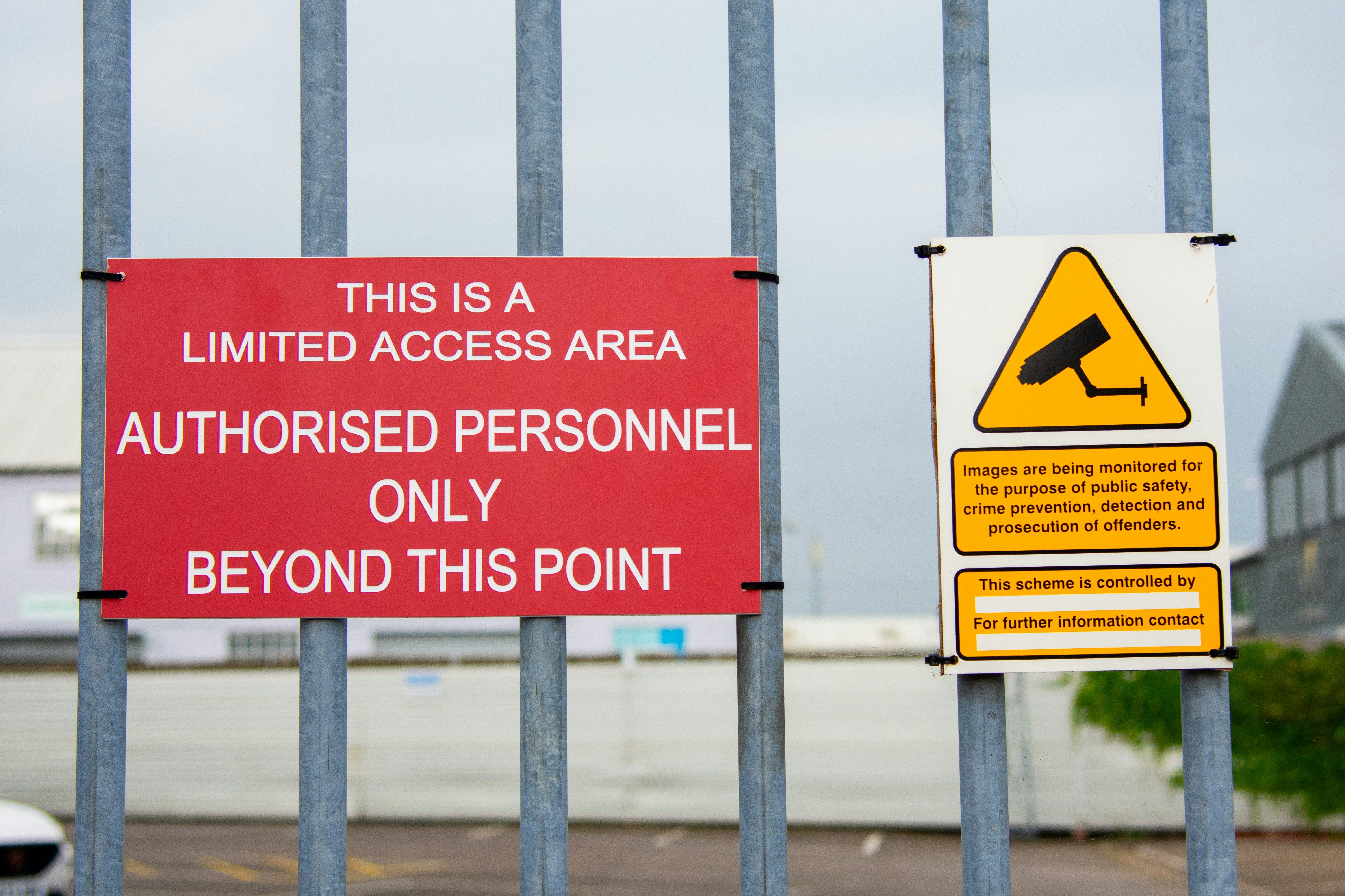 Authorized Personnel Only Beyond This Point by Richard Bell.