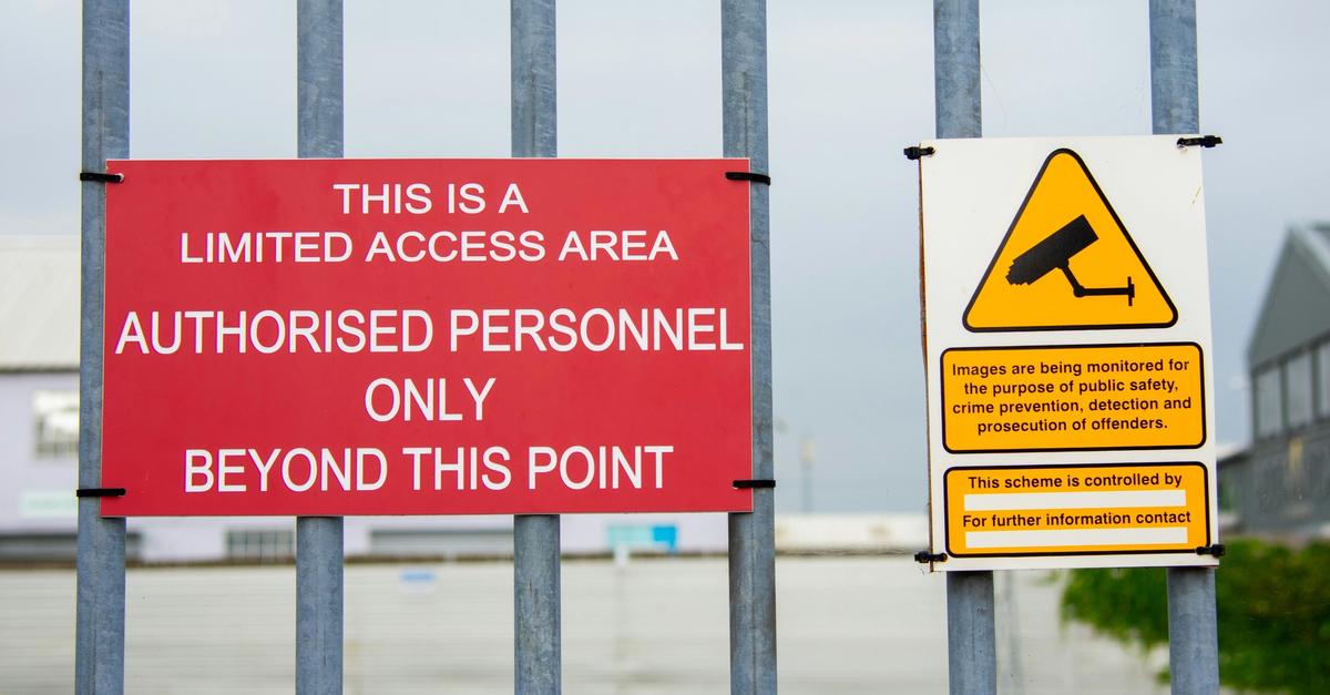 Authorized Personnel Only Beyond This Point by Richard Bell.