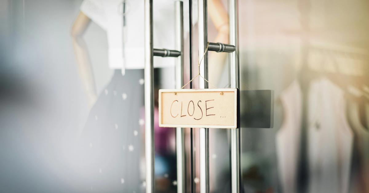 Close sign.