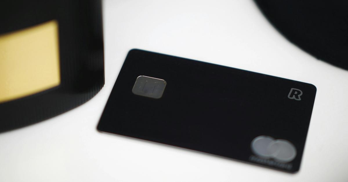 Black credit card.