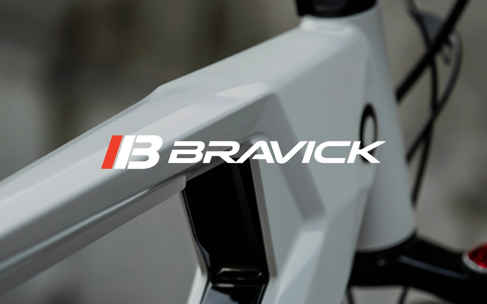 Logotipo Bravick em preto e vermelho sobre fundo claro