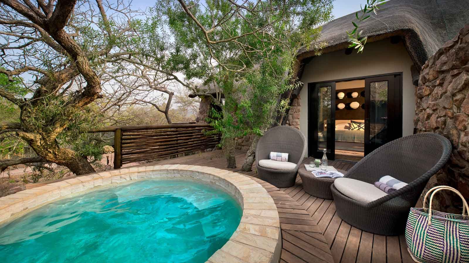 Sun Safaris-Bush and Beach Safari KwaZulu Natal private pool