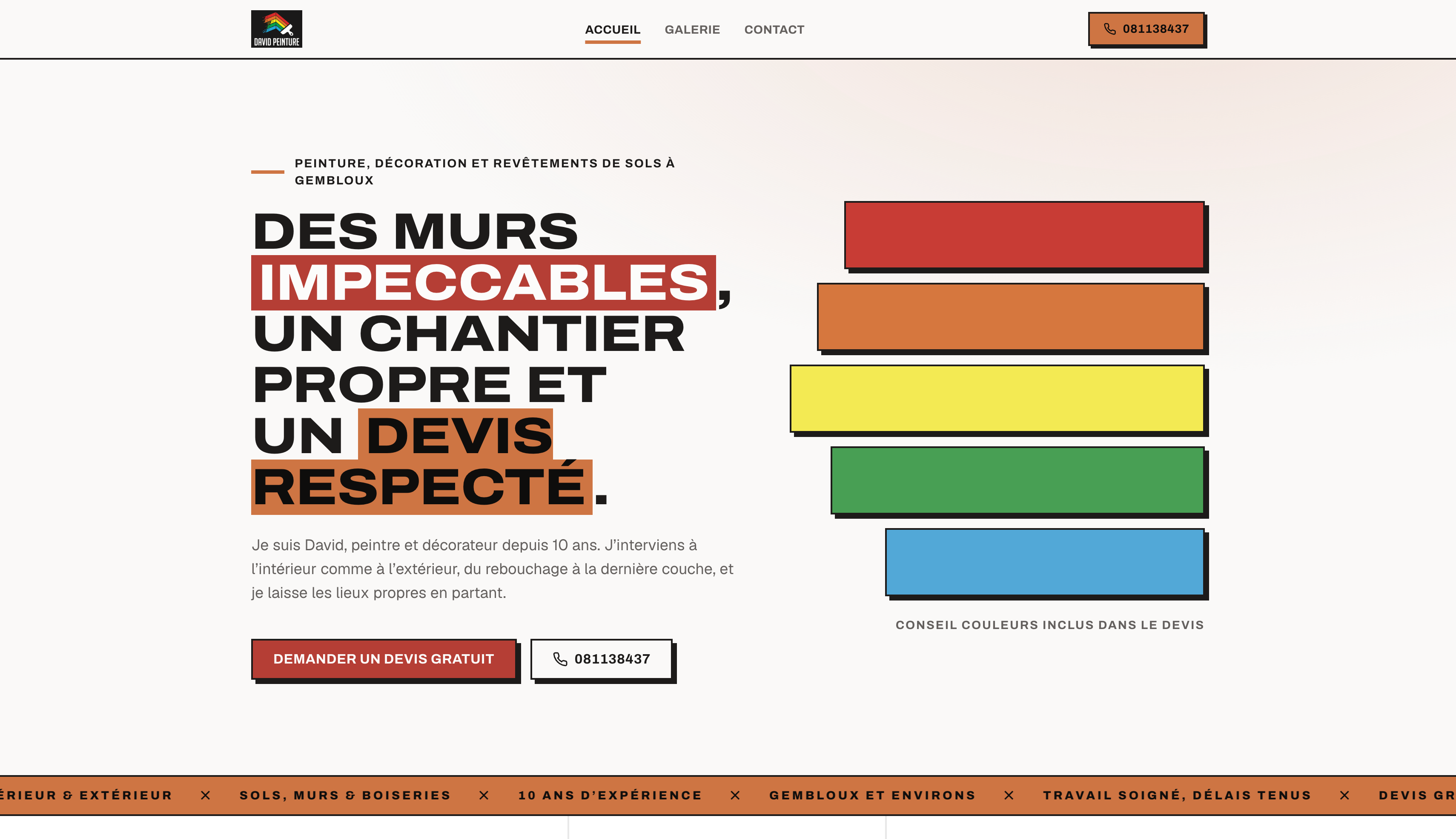 Nouveau site en ligne
