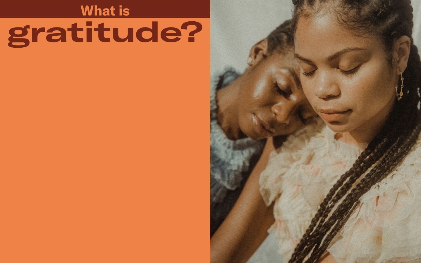 What is gratitude?
