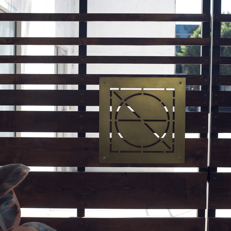 Ronan stencil signage