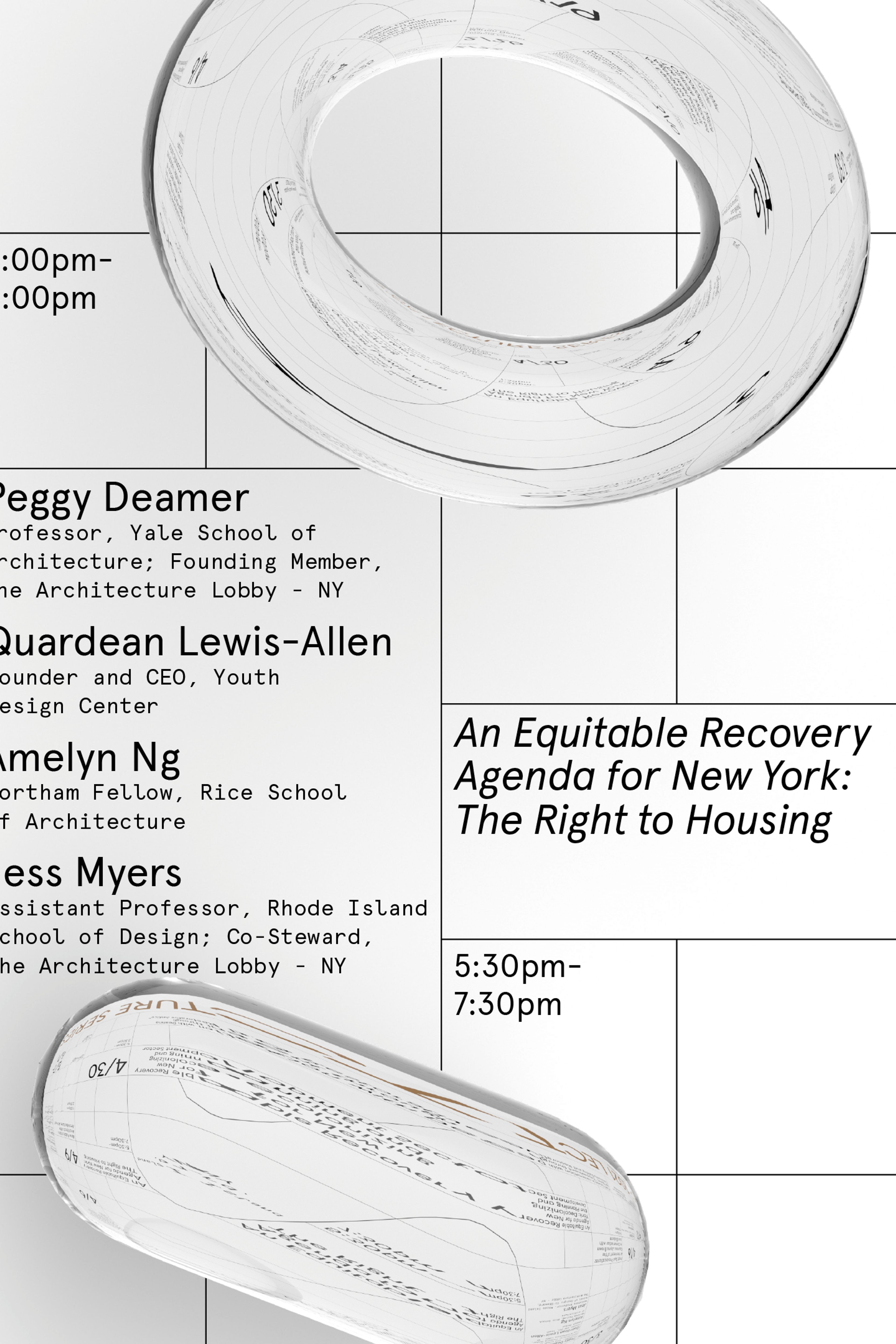 Pratt School of Architecture Fall Lecture Series #2 poster detail