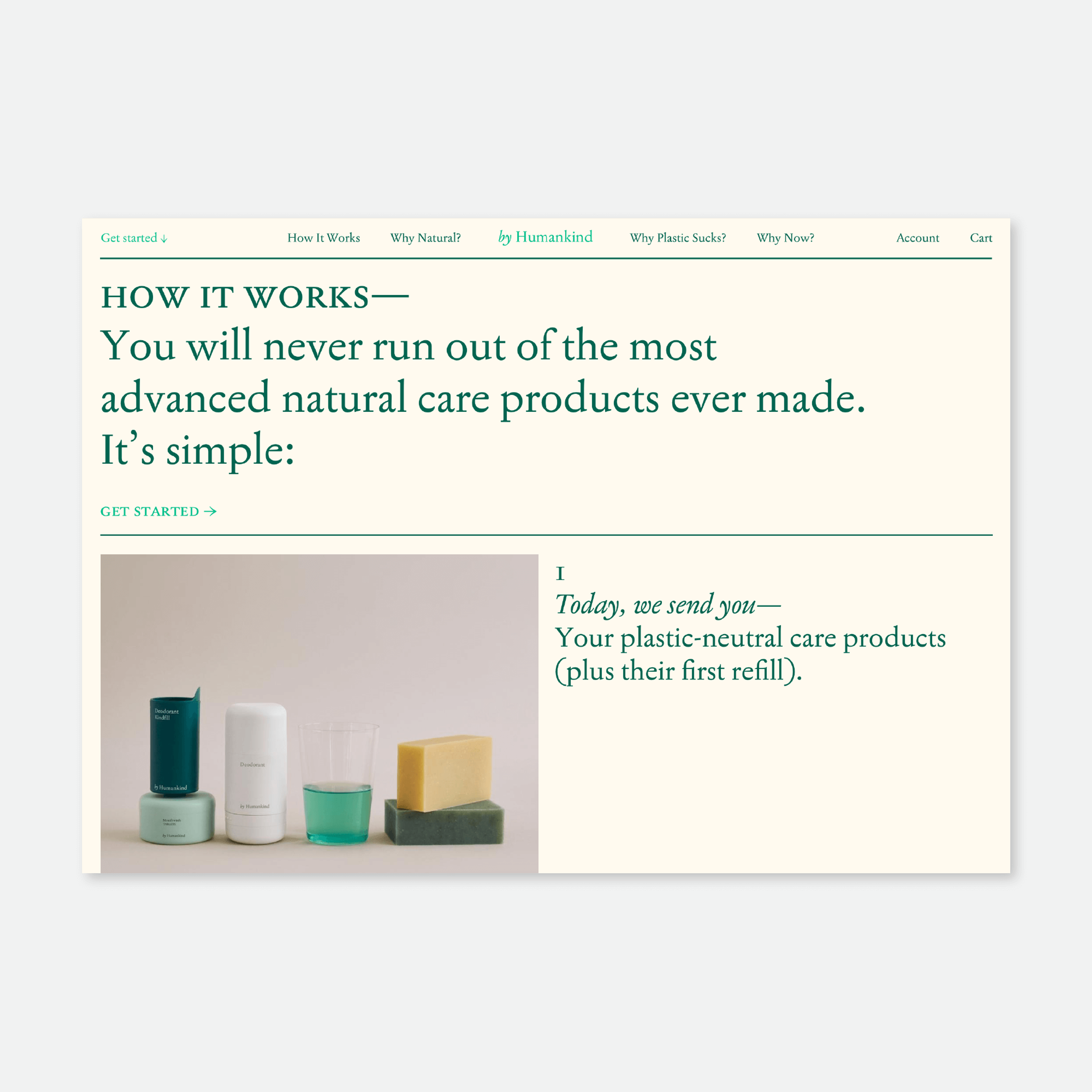 How it works page