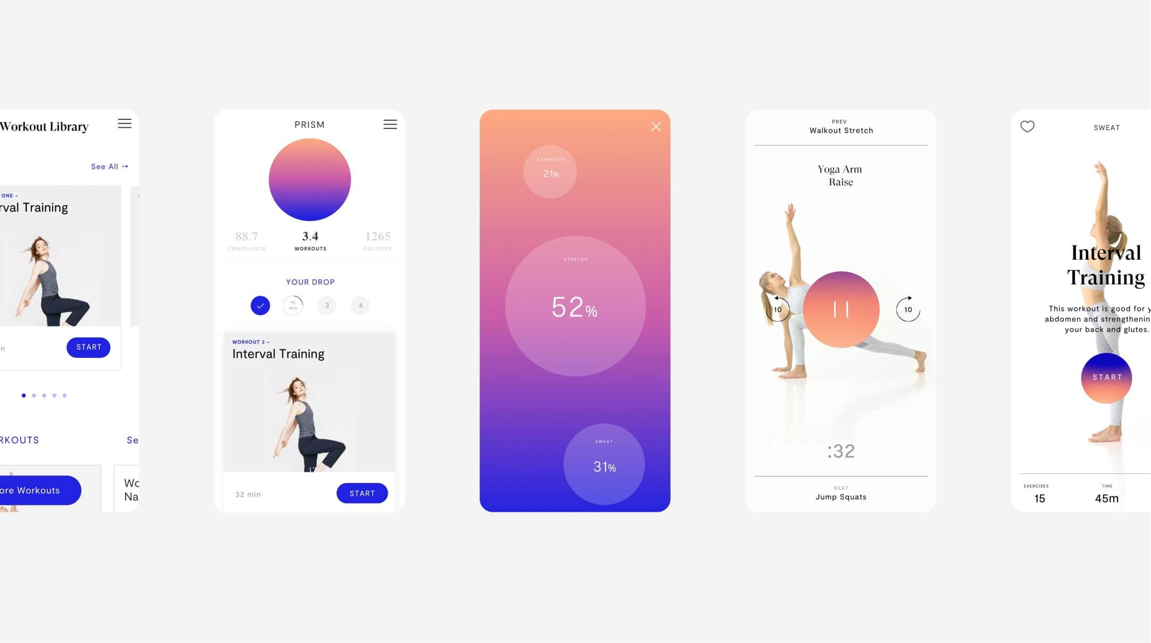 Mirror App Screens