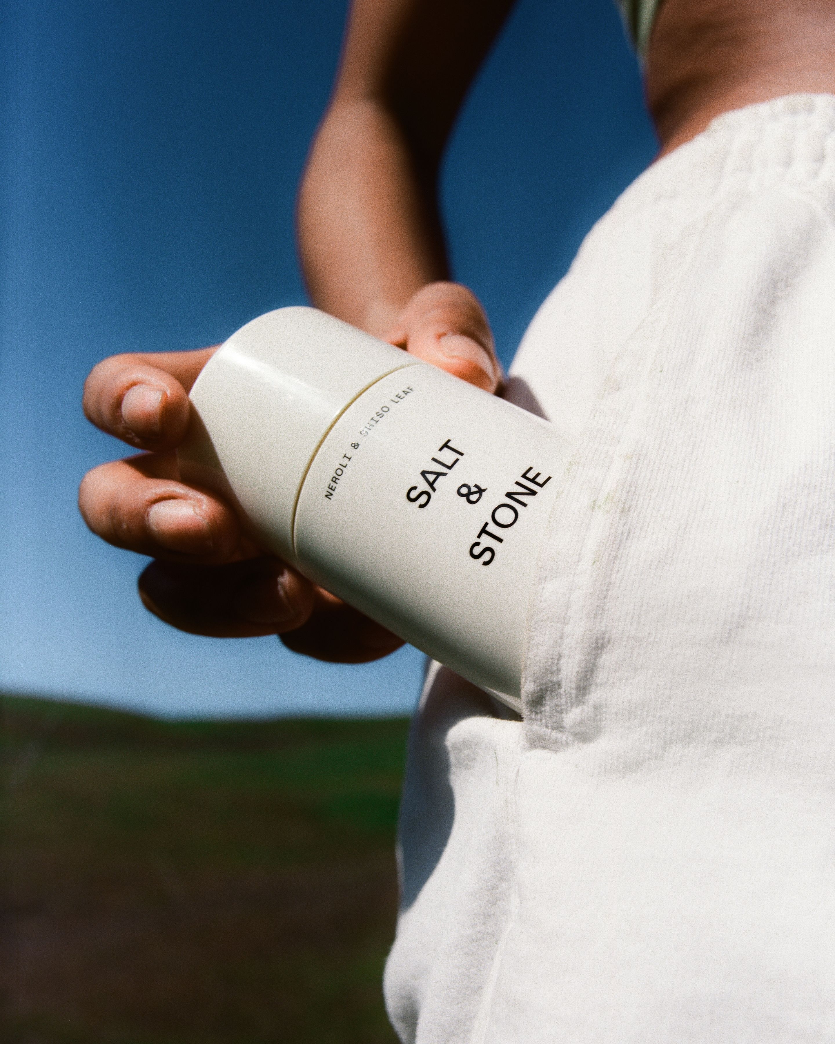 An image crop showcasing Salt & Stone deodorant