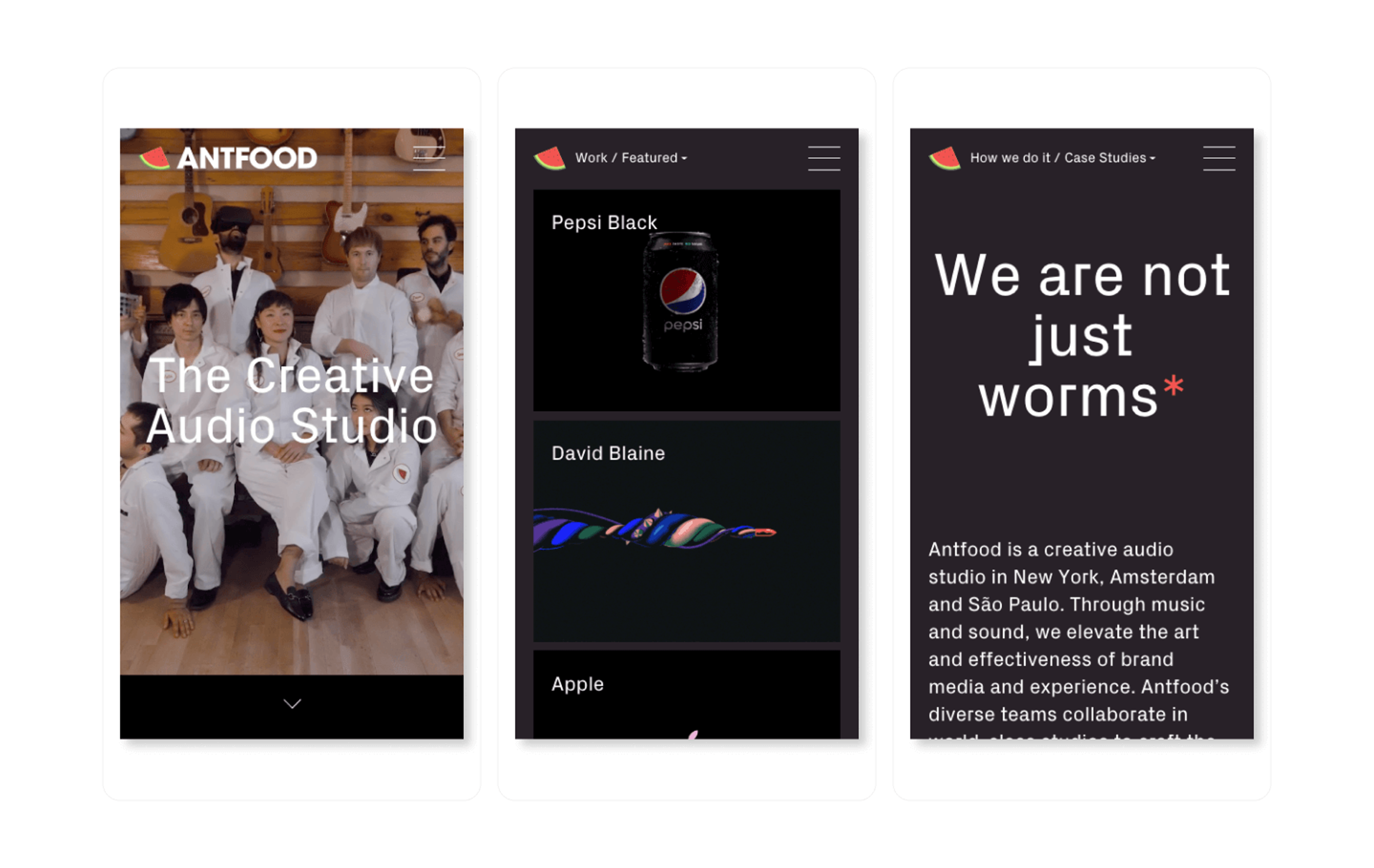 Mobile screens