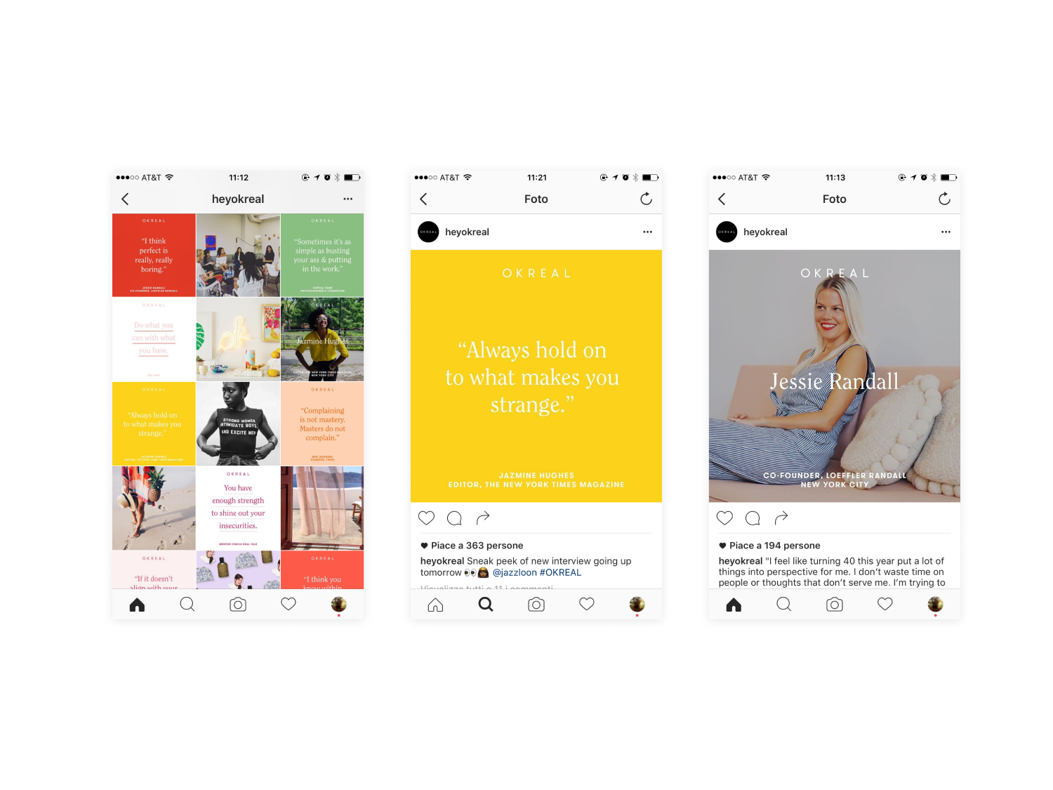 Social media feed