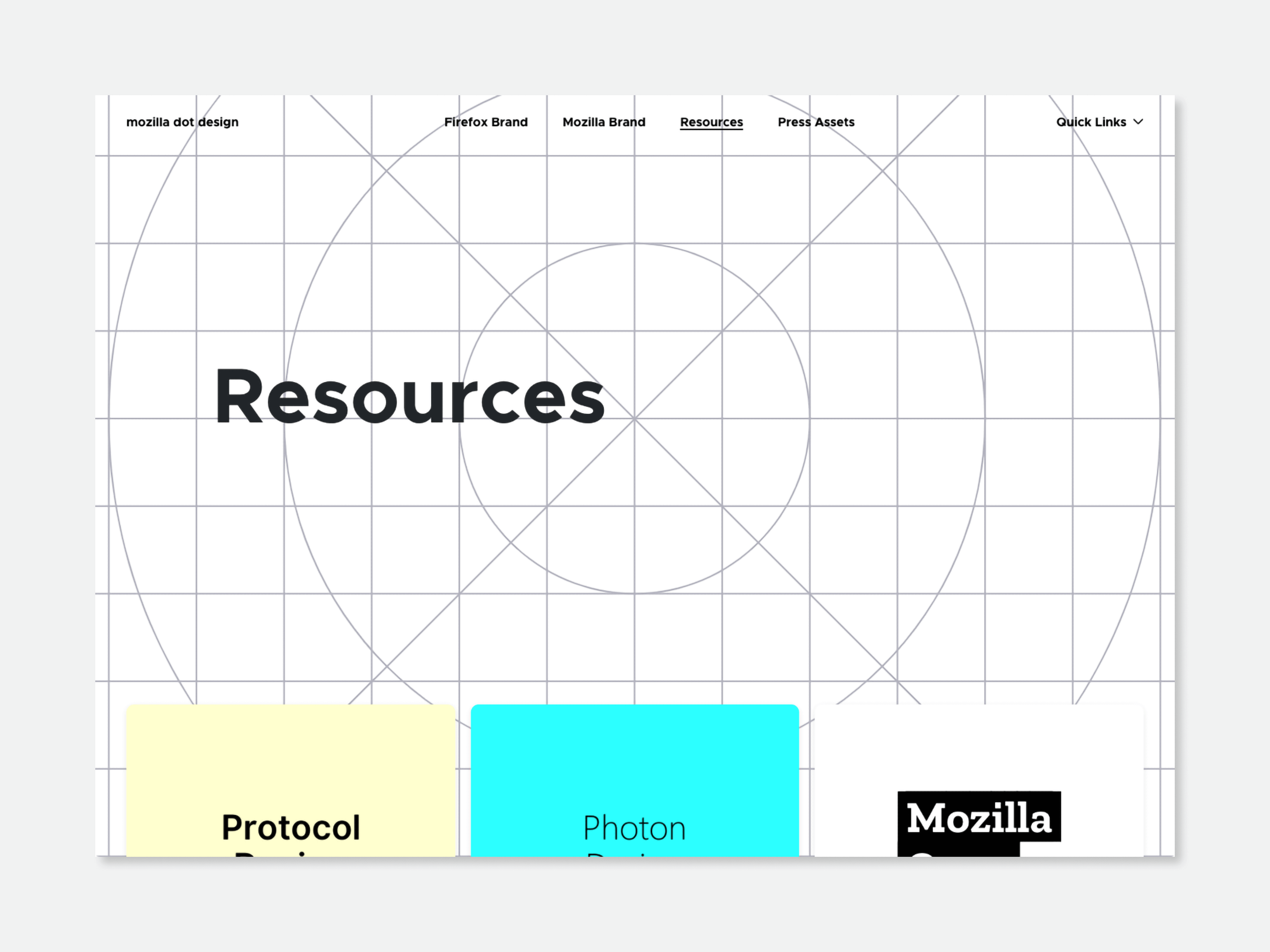 Resources page