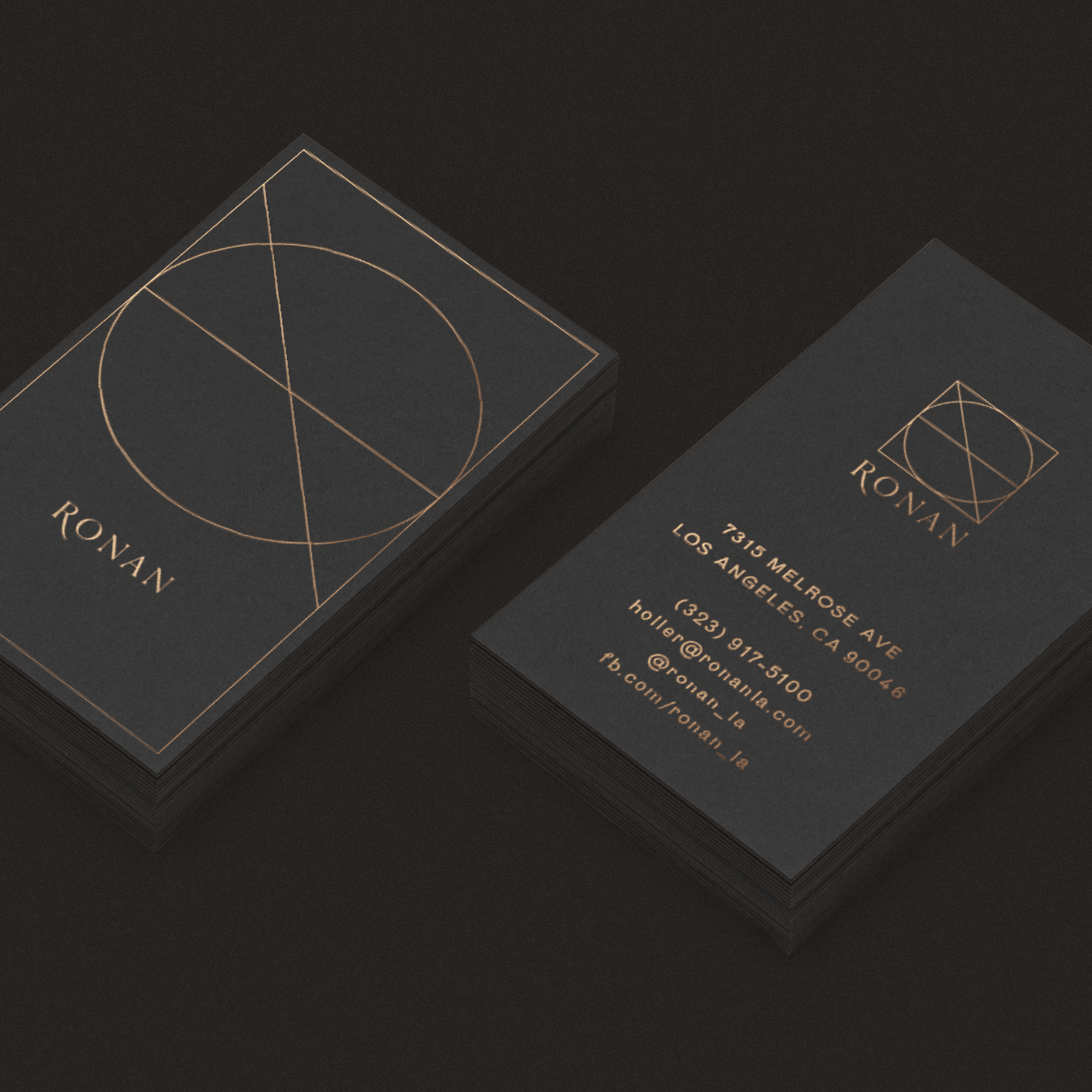 Ronan business cards