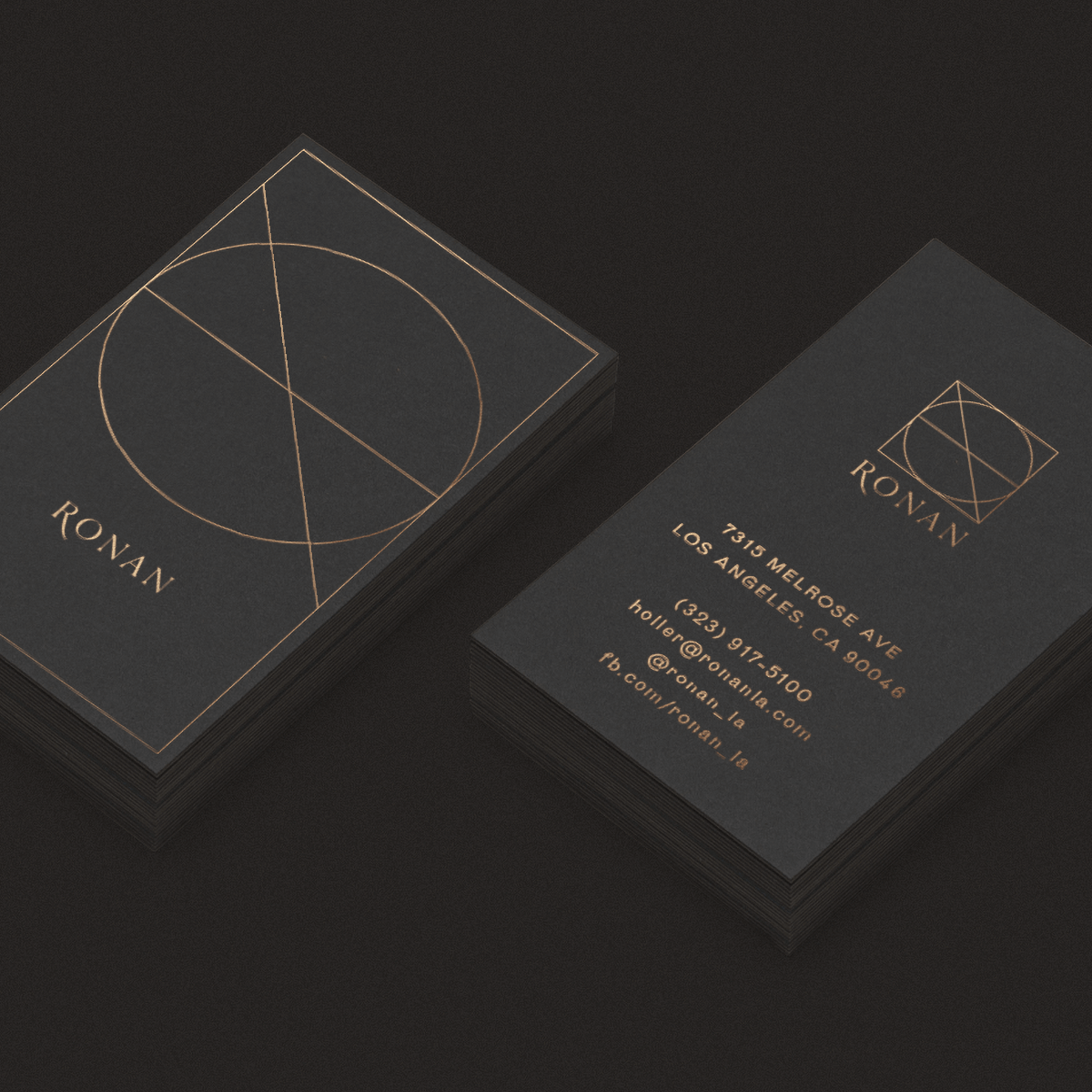 Ronan business cards