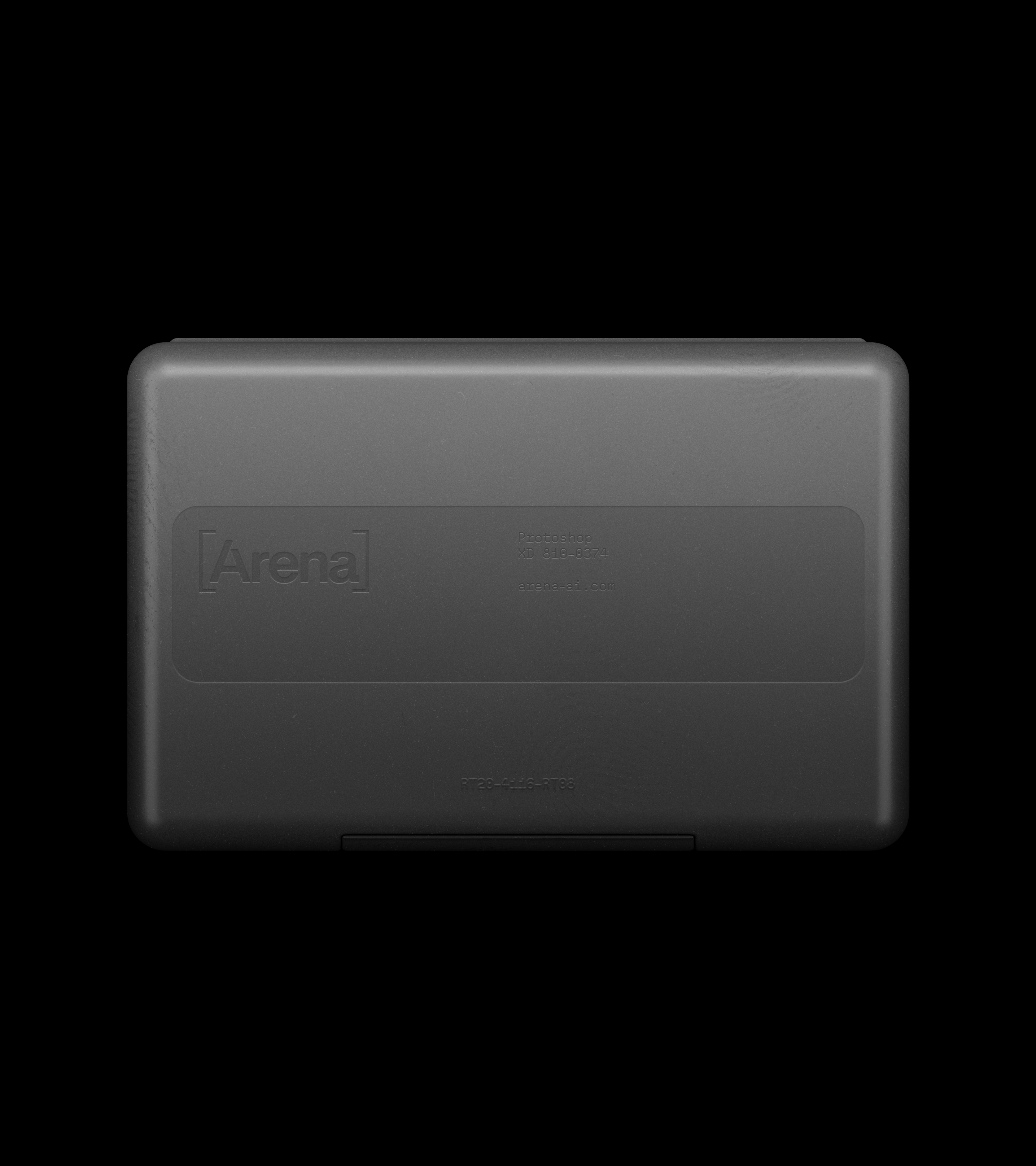 Arena hardware with Arena Edition typeface