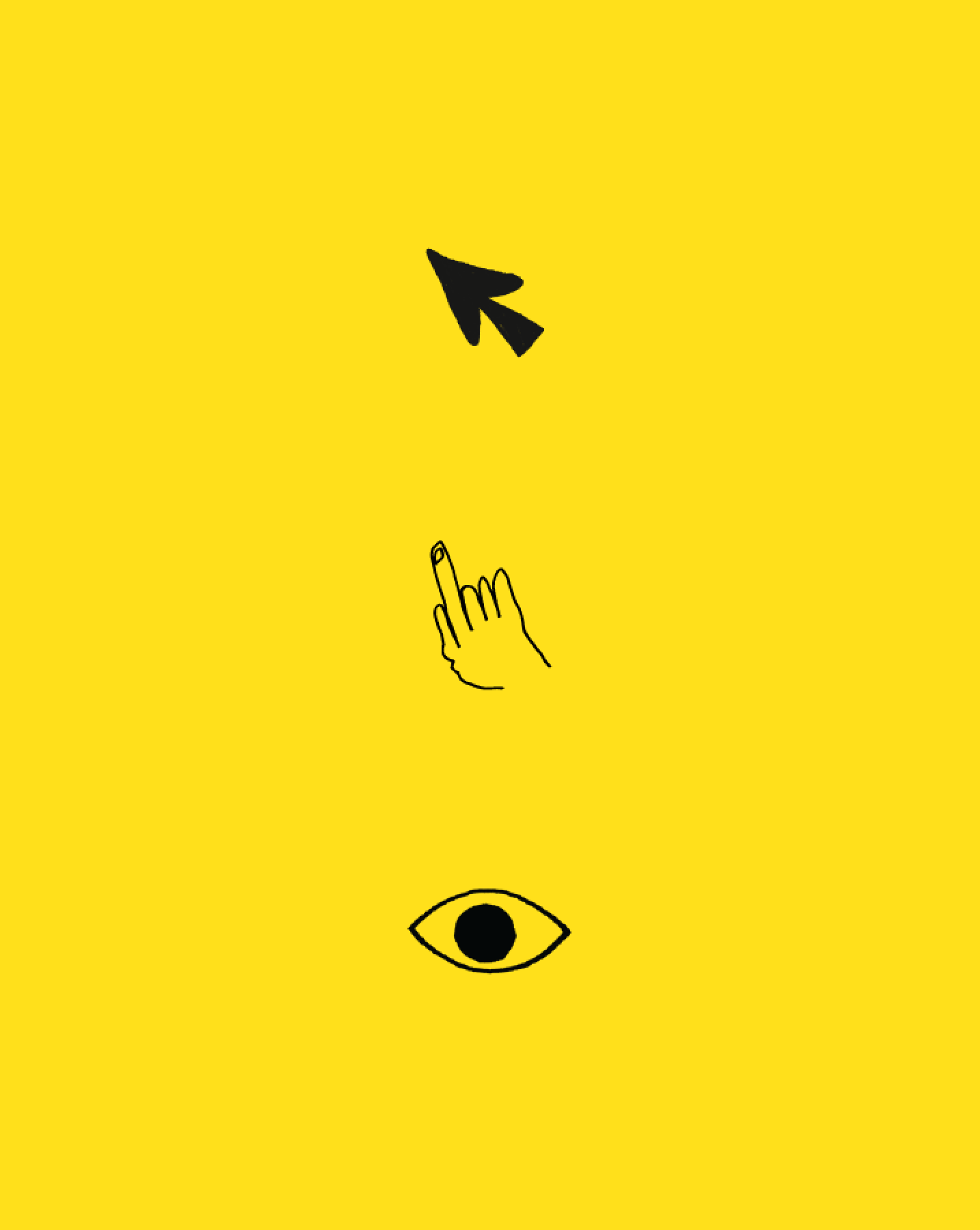 Three custom cursor