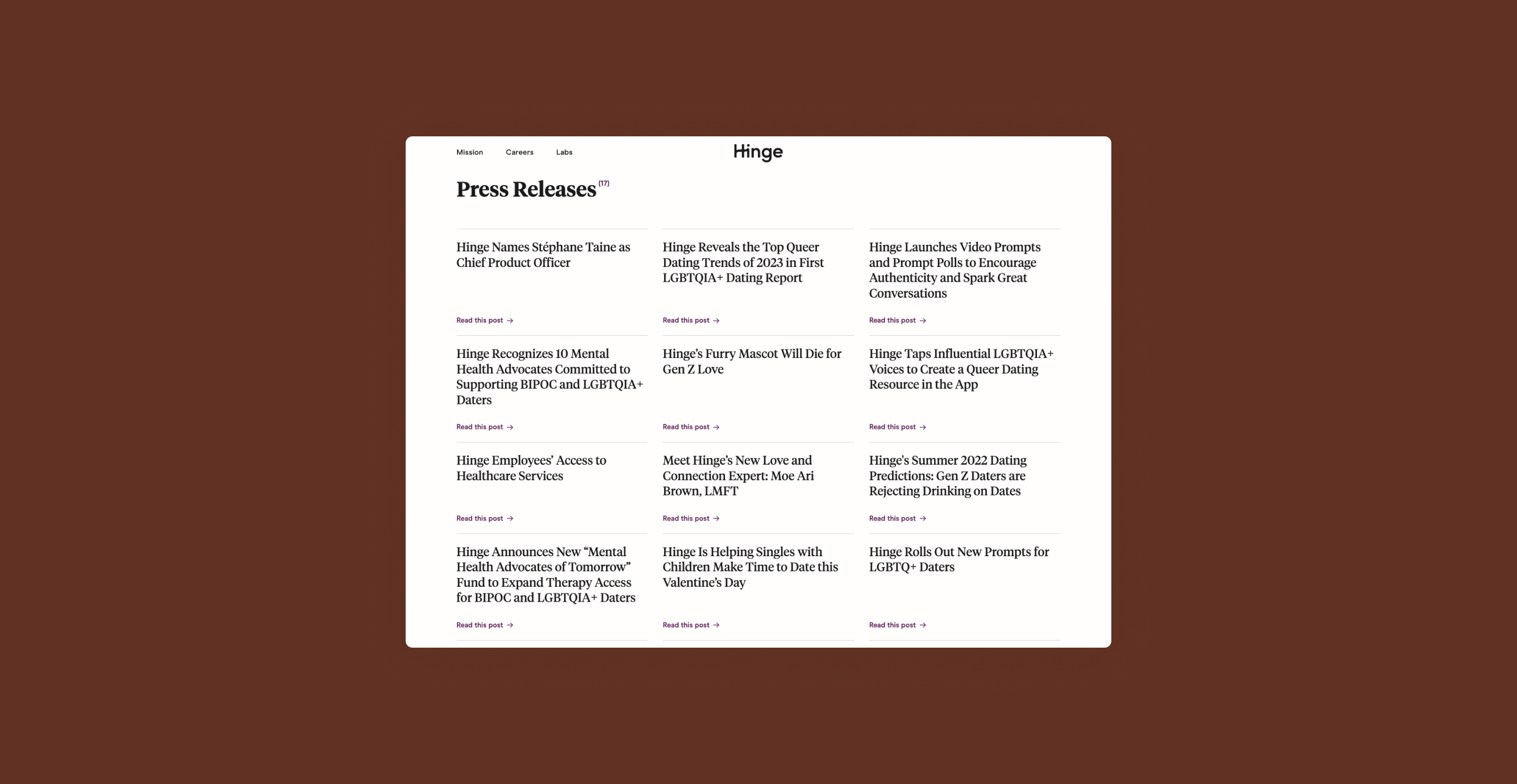 hinge press
