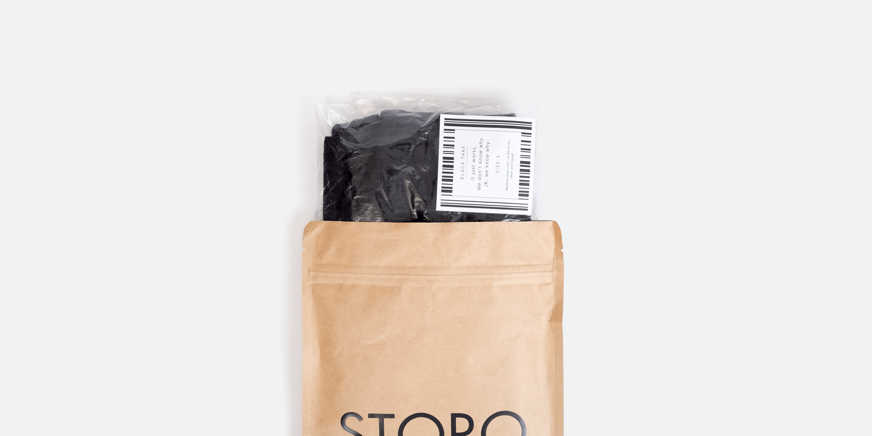 Top view of Storq package