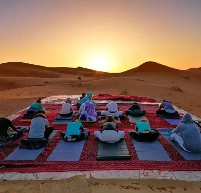 Retraite Yoga Desert Maroc - Voyage Desert Mhamid