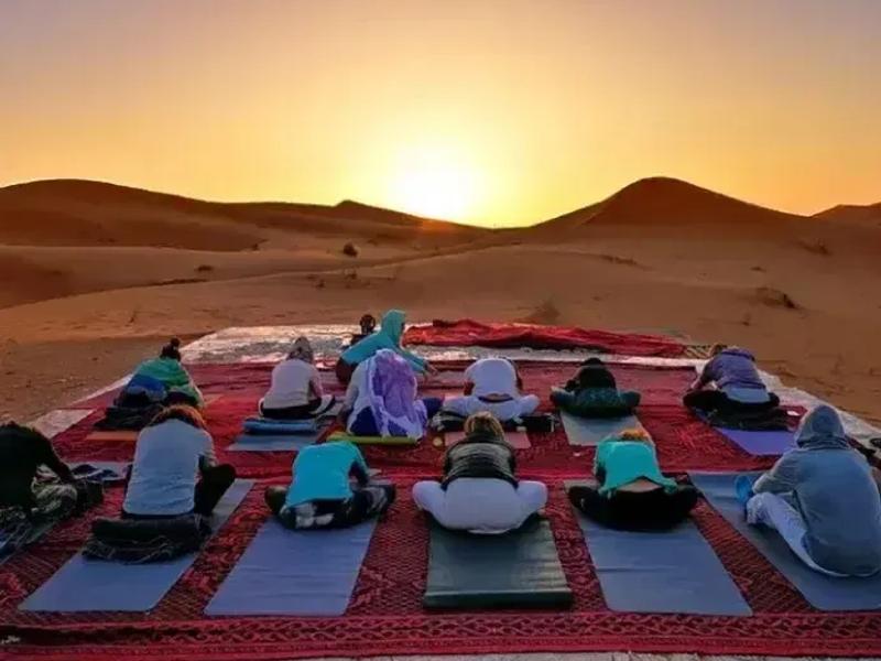 Retraite Yoga Desert Maroc - Voyage Desert Mhamid