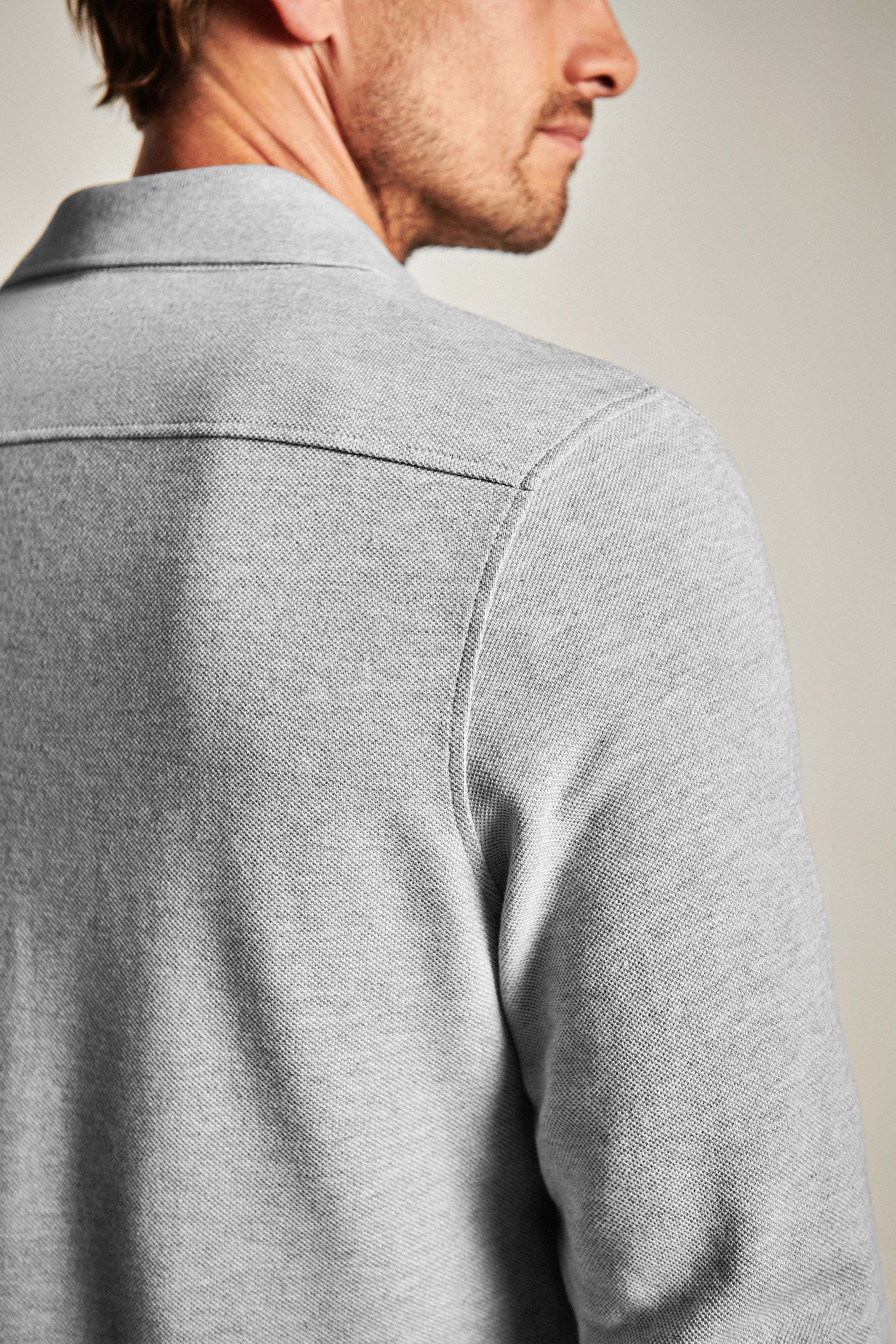 Micro Pique Shirt Dark Olive