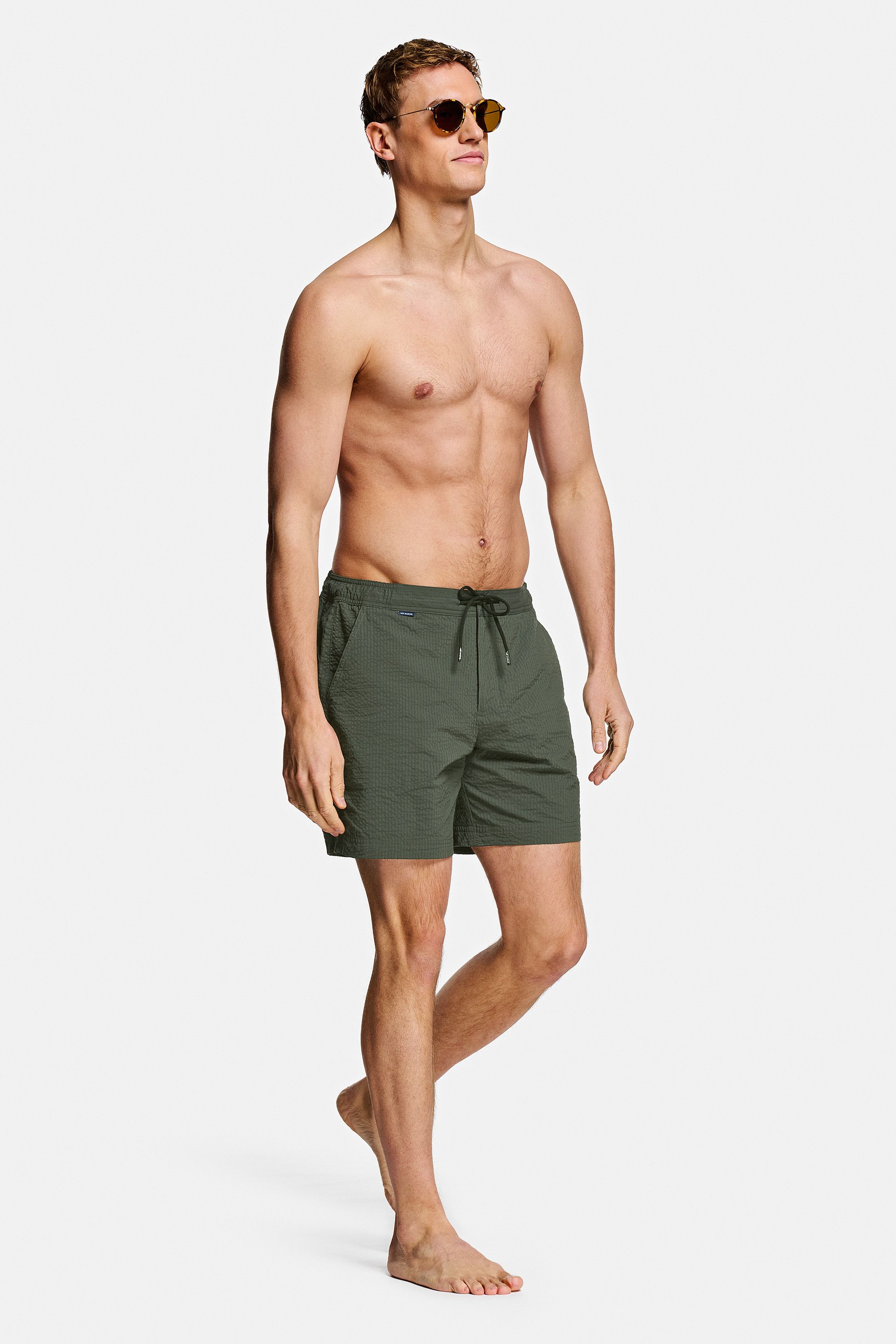 Seersucker-Badeshorts – Fairways (3)