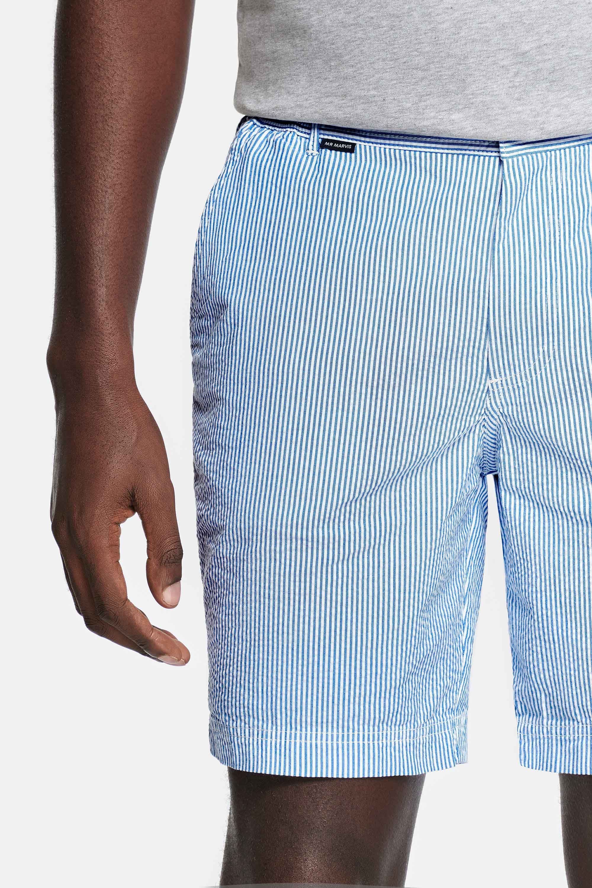 Shorts Seersuckers – Rayures plus larges – Nautics (5)
