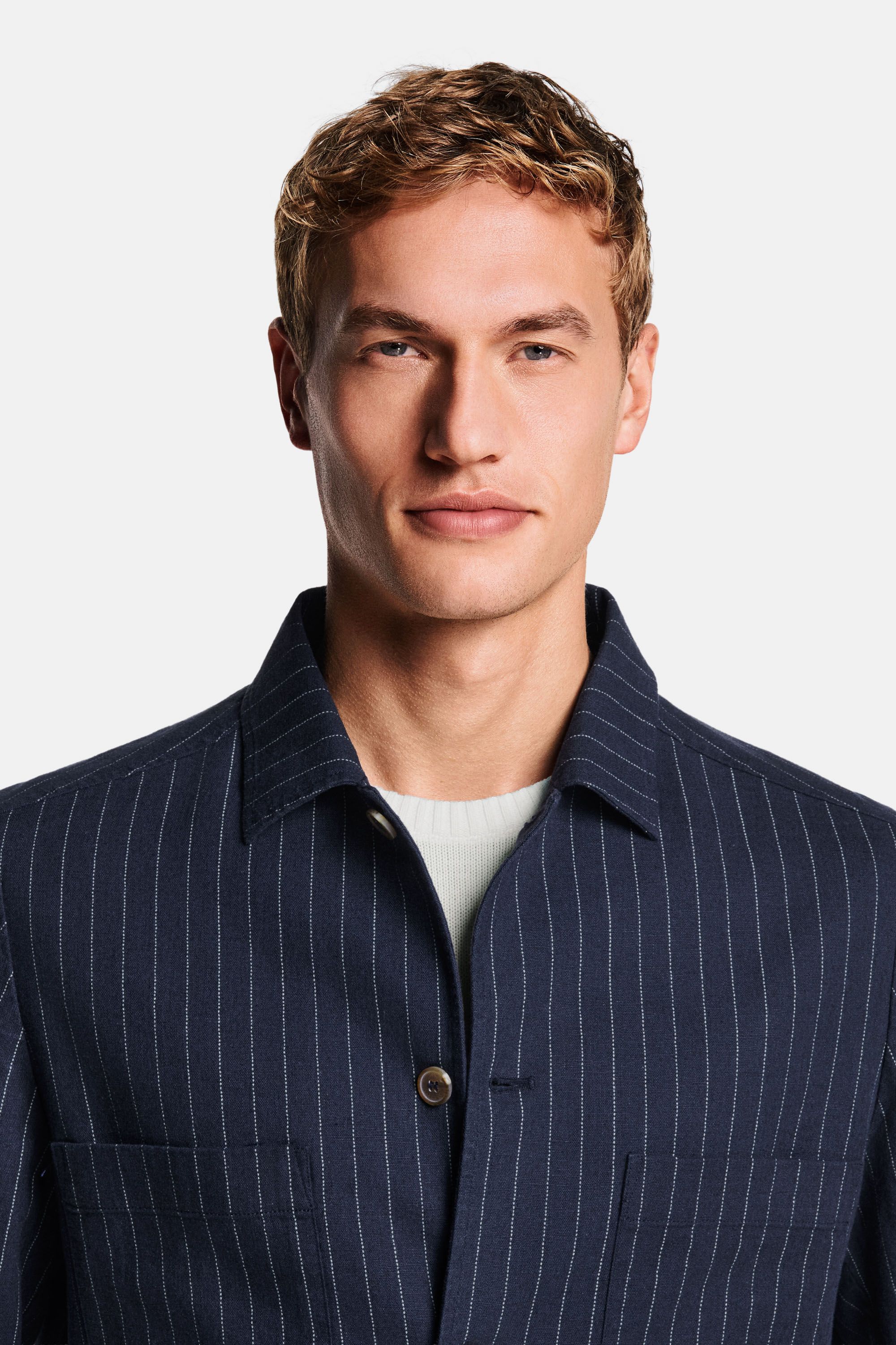 Surchemises en Lin – Cosmics Pinstripe (5)