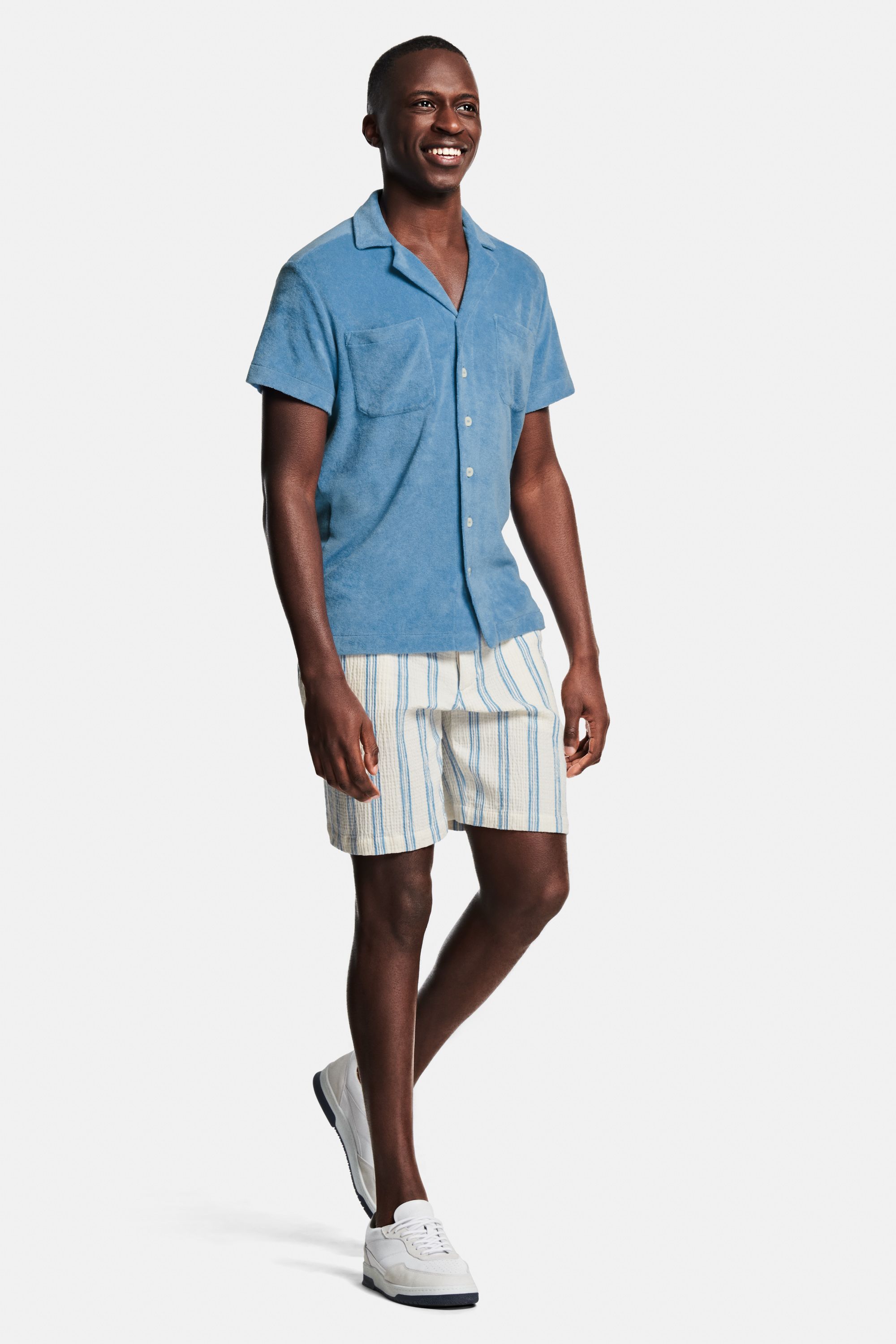 Shorts en Gaze de Coton – Cap Ferrats (3)