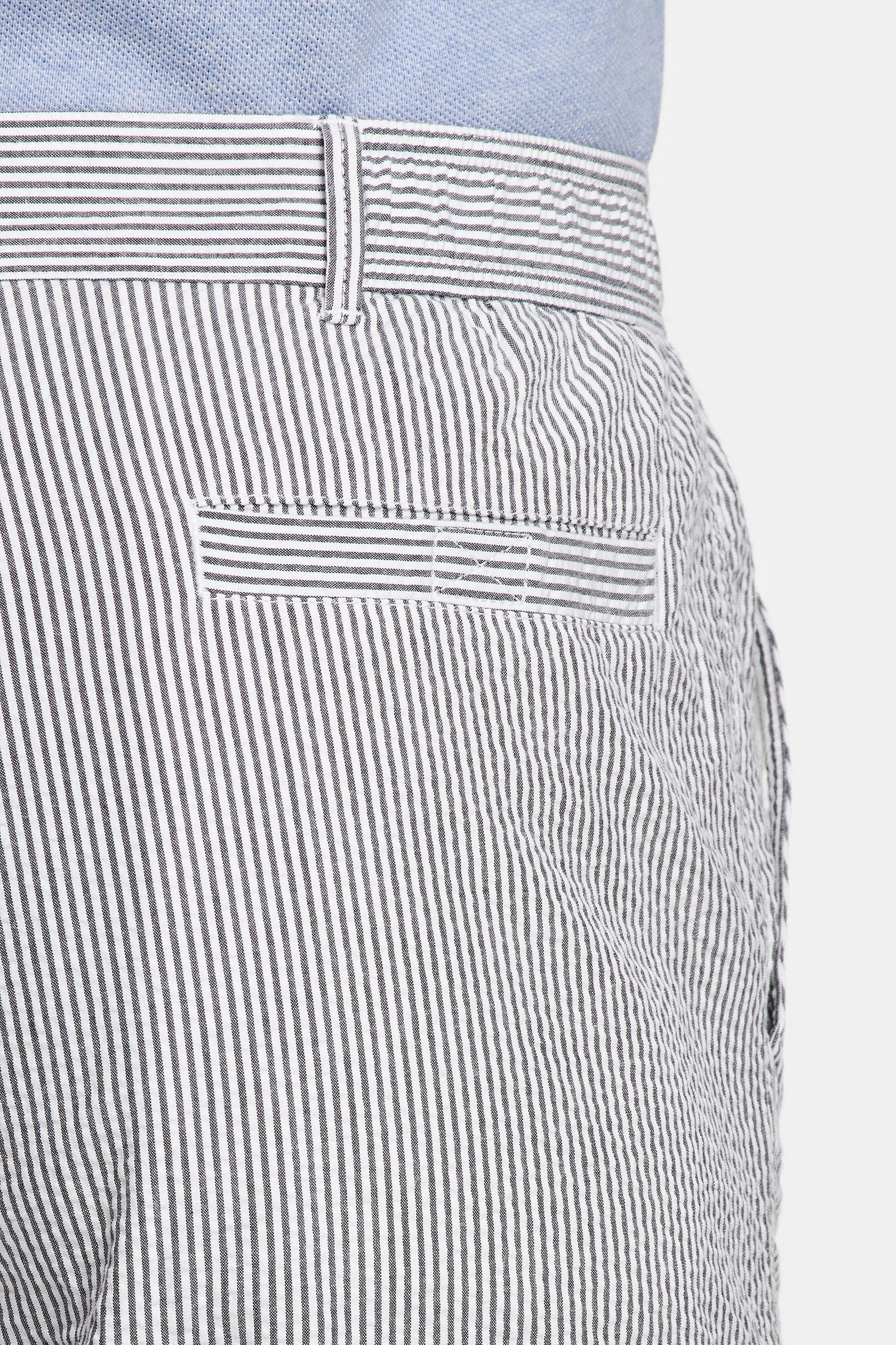 Shorts Seersuckers – Rayures plus larges – Submariners (6)