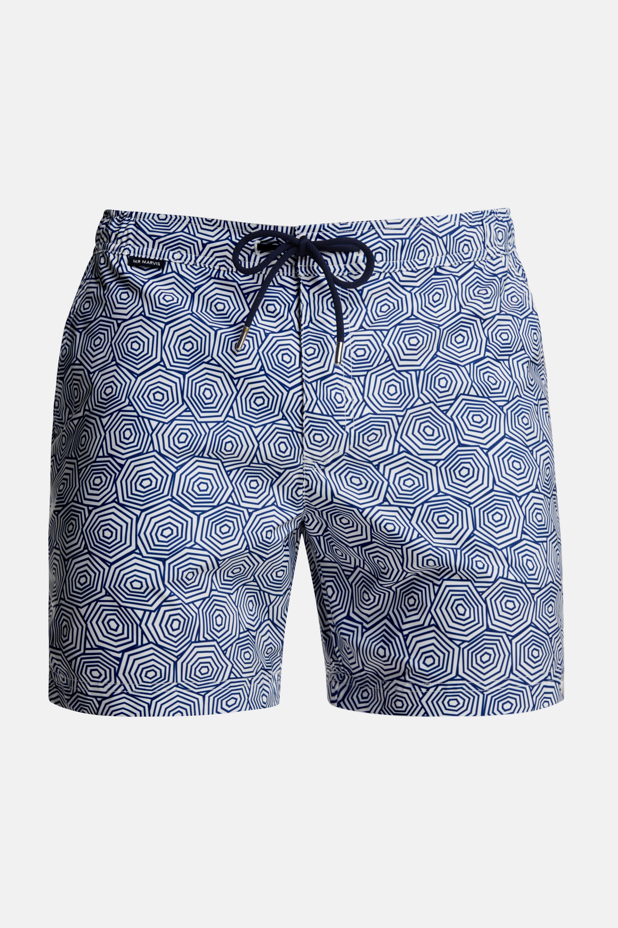 White Parasols Shorts de Bain Imprimés