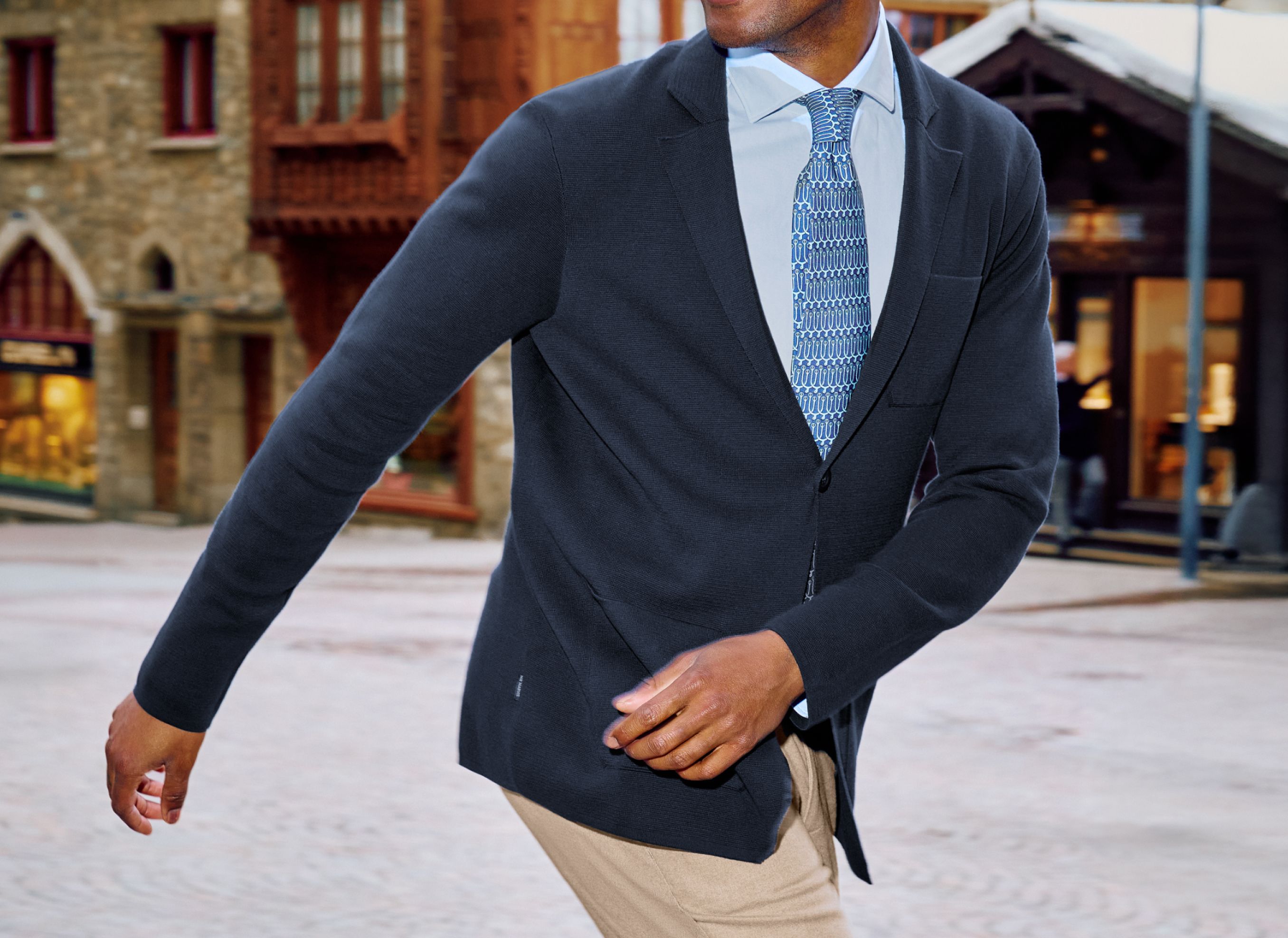 Knitted blazer heren | The Knitted Blazer | MR MARVIS