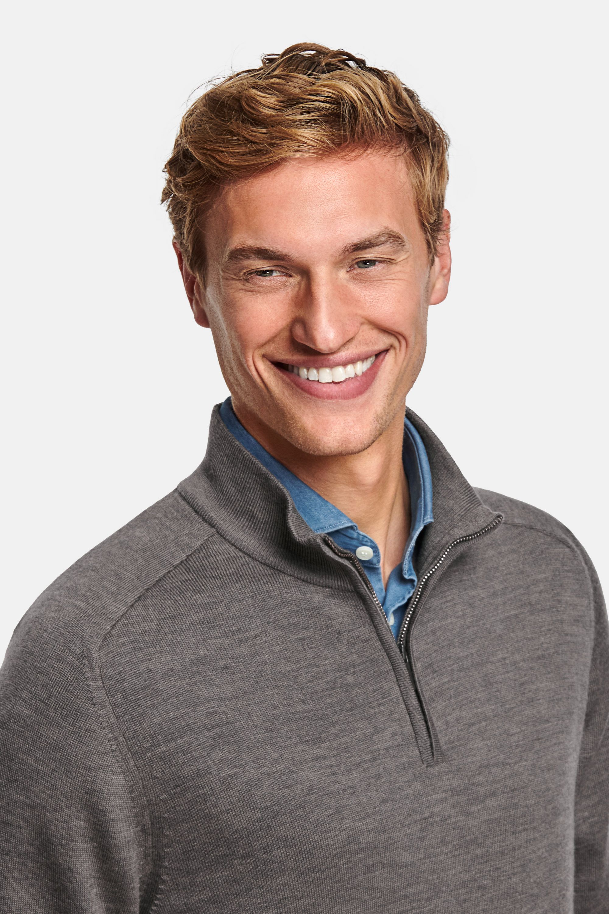 Jones * The Merino Zip Pullover | MR MARVIS