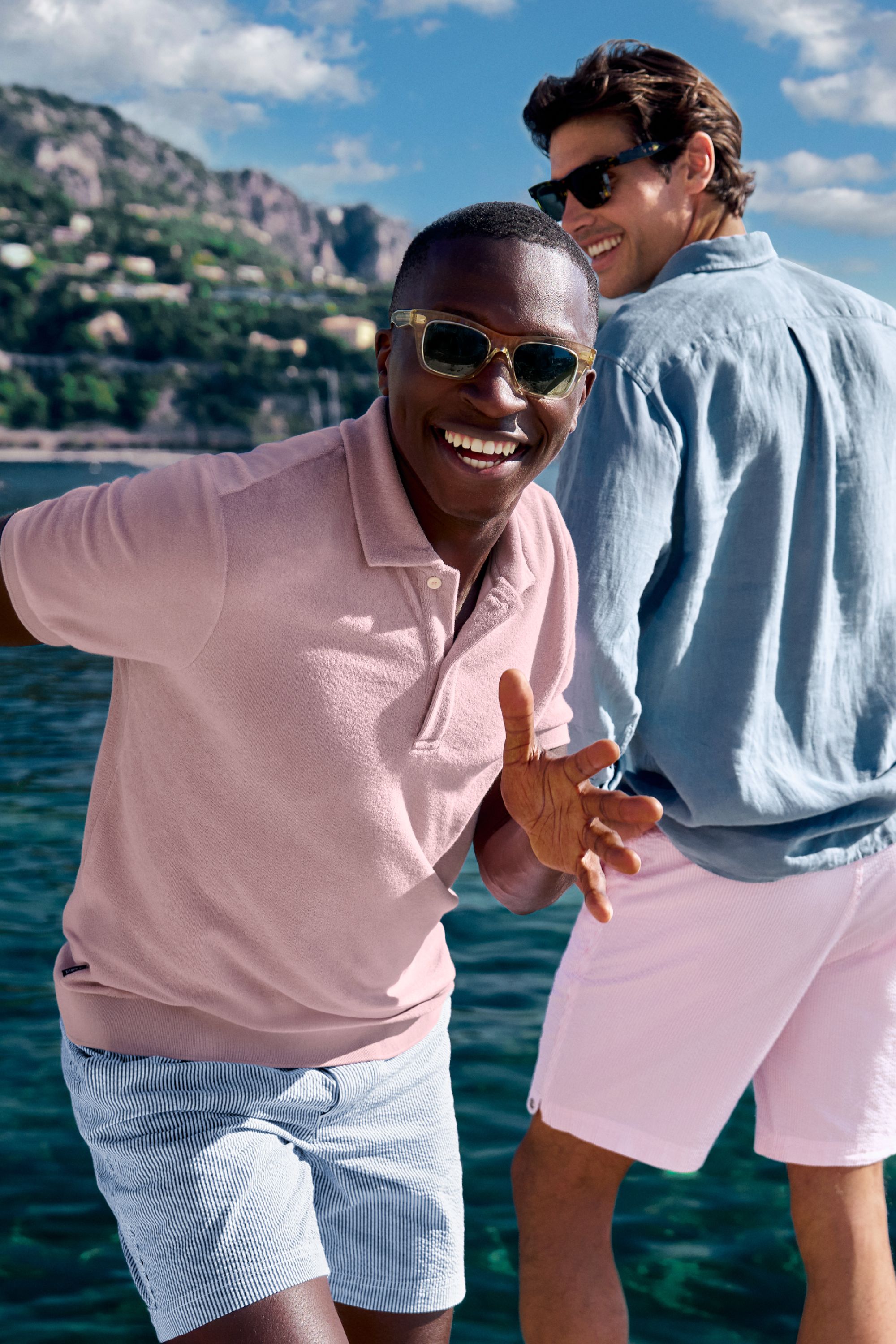 Shorts Seersuckers – Rayures plus larges – Catamarans (4)