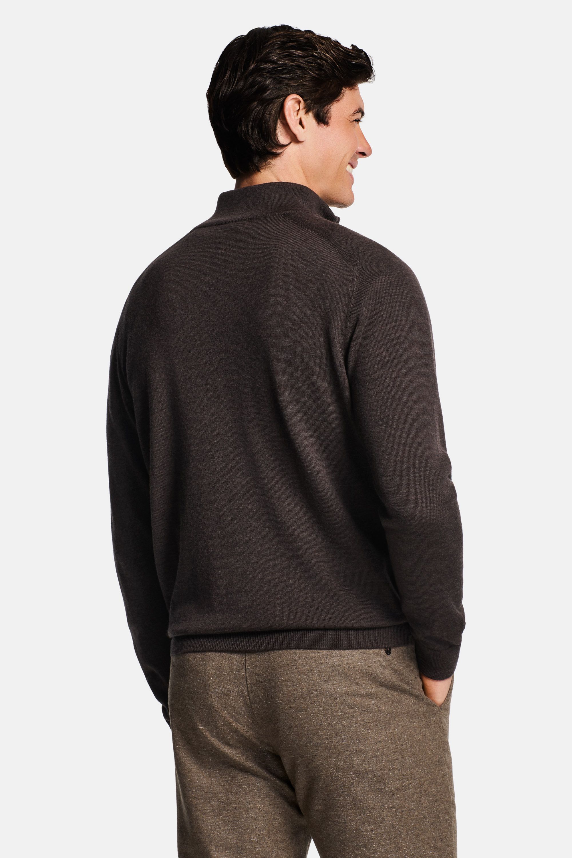 Pulls en Mérinos à Zip – Night Foxes (4)