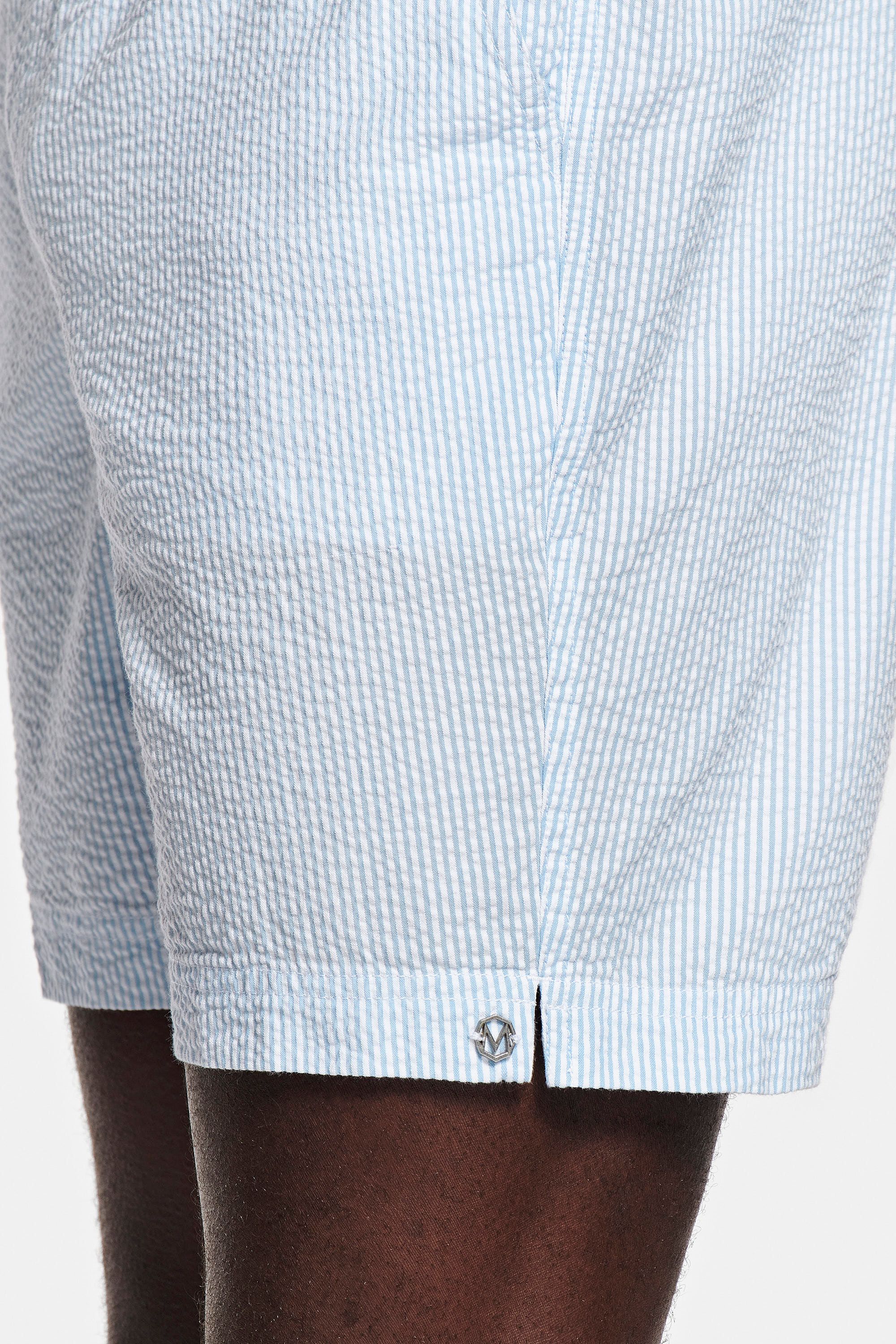 Shorts Seersuckers – Rayures plus larges – Pontoons (6)