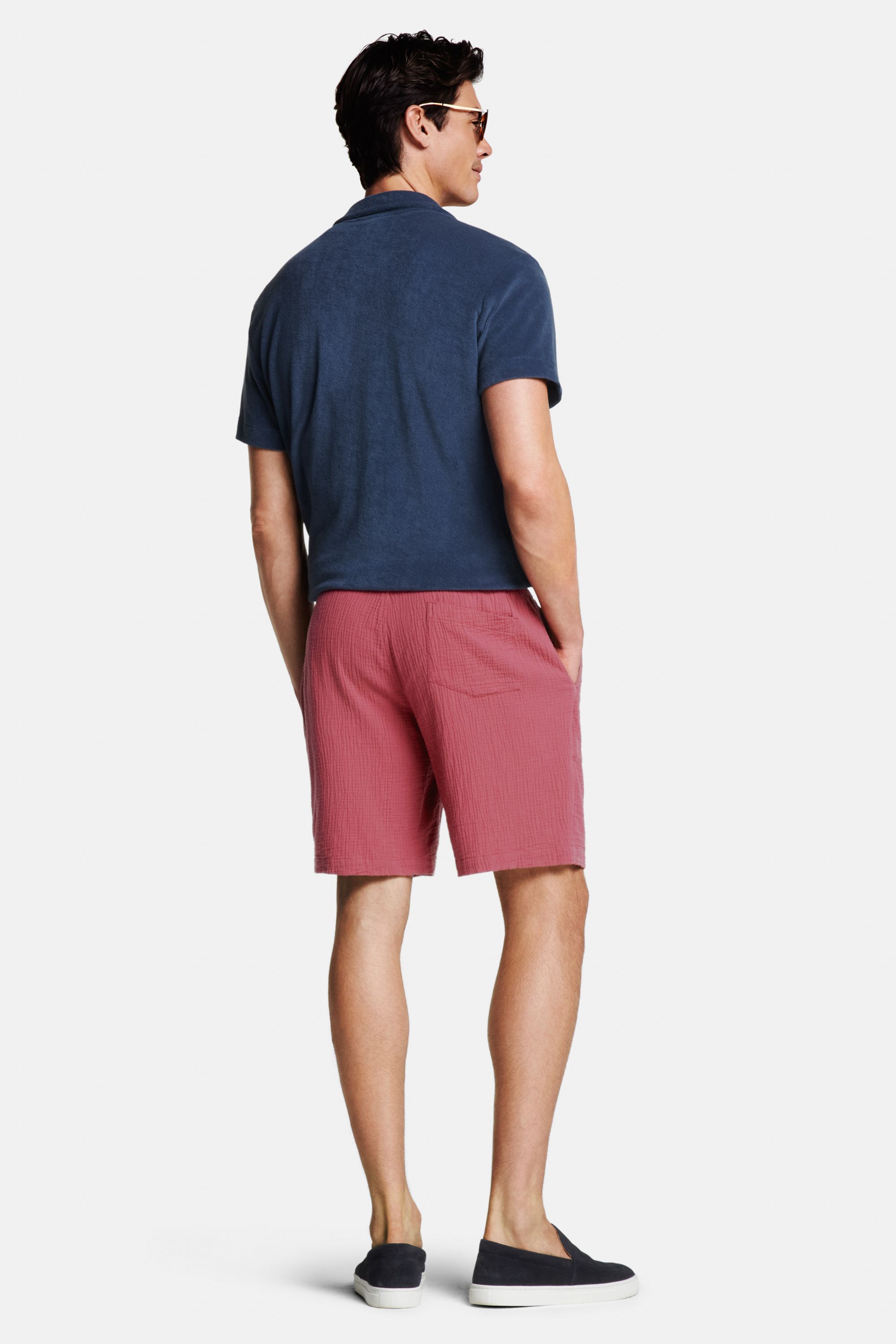 Katoen gaas shorts – Cherries (3)