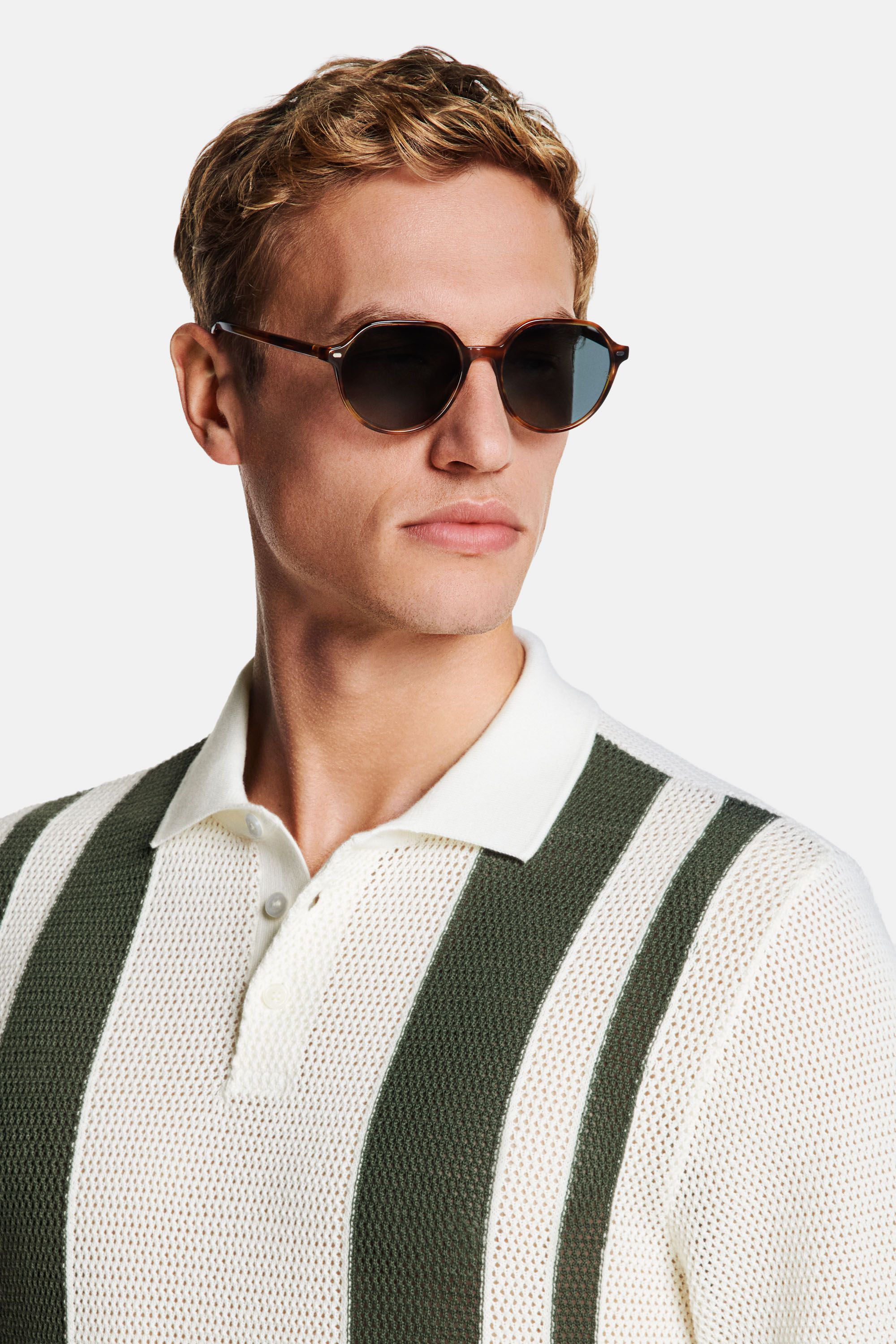 Polos in knit Ajourée – Hierbas (5)