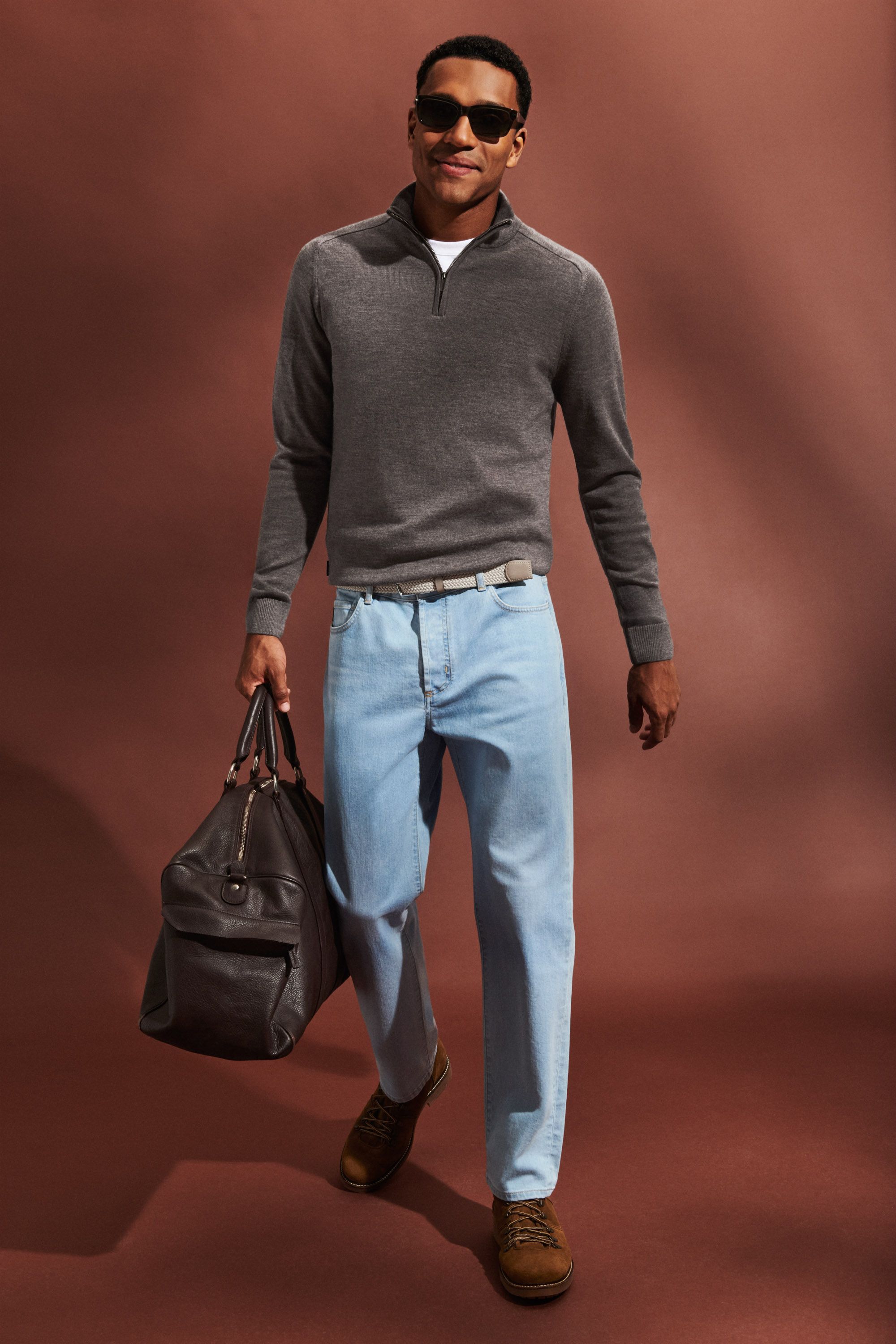 Jones * The Merino Zip Pullover | MR MARVIS